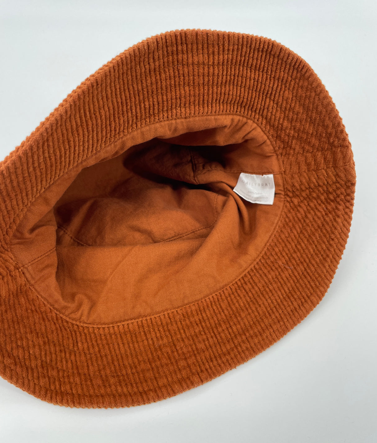 Vissershoedje Bruin Rib Maat 4 - 8 Jaar