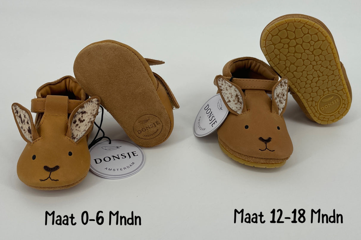 Schoenen Bruin Leer Konijn