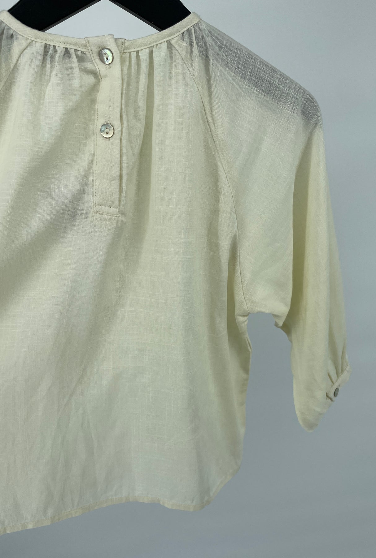 Blouse Lange Mouwen Beige