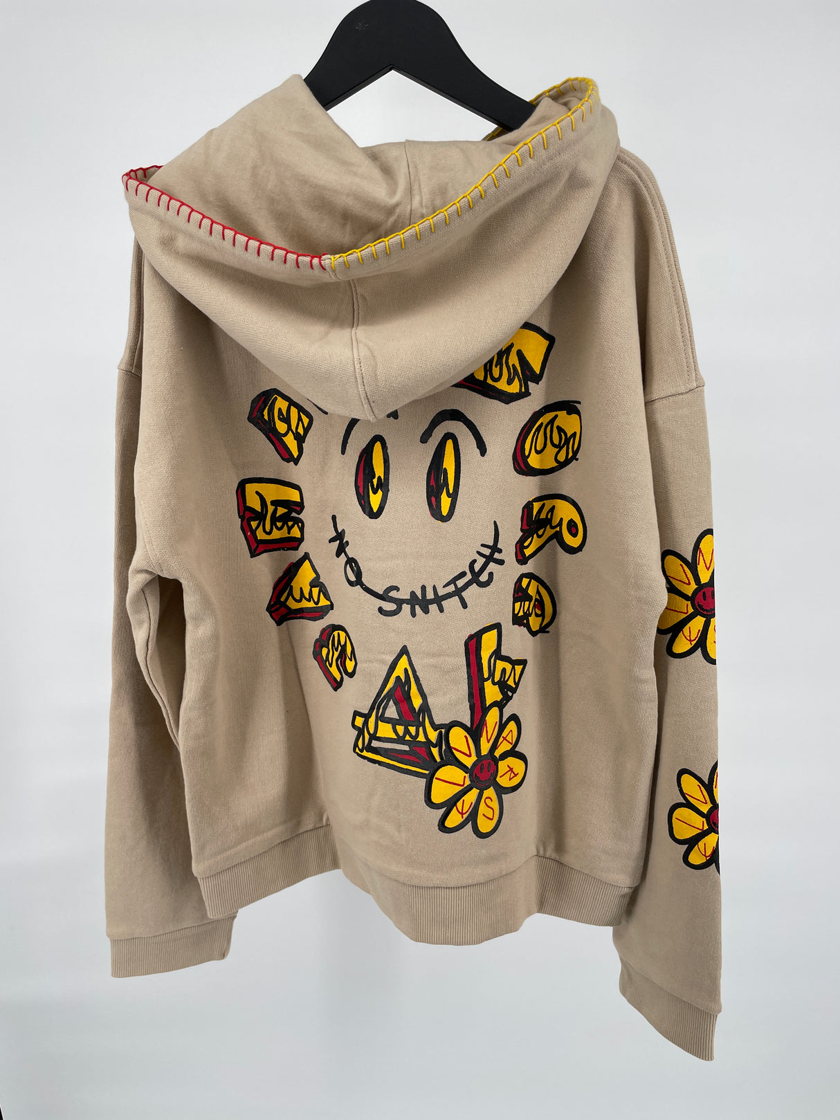 Hoodie Beige No Snitch Maat 158 / 164