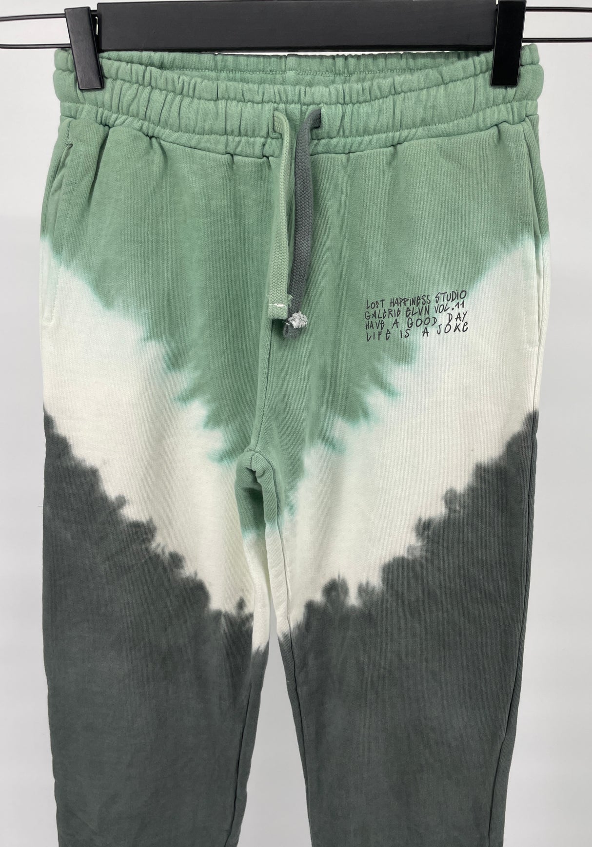 Joggingbroek Tie Dye Groen Grijs 146 / 152