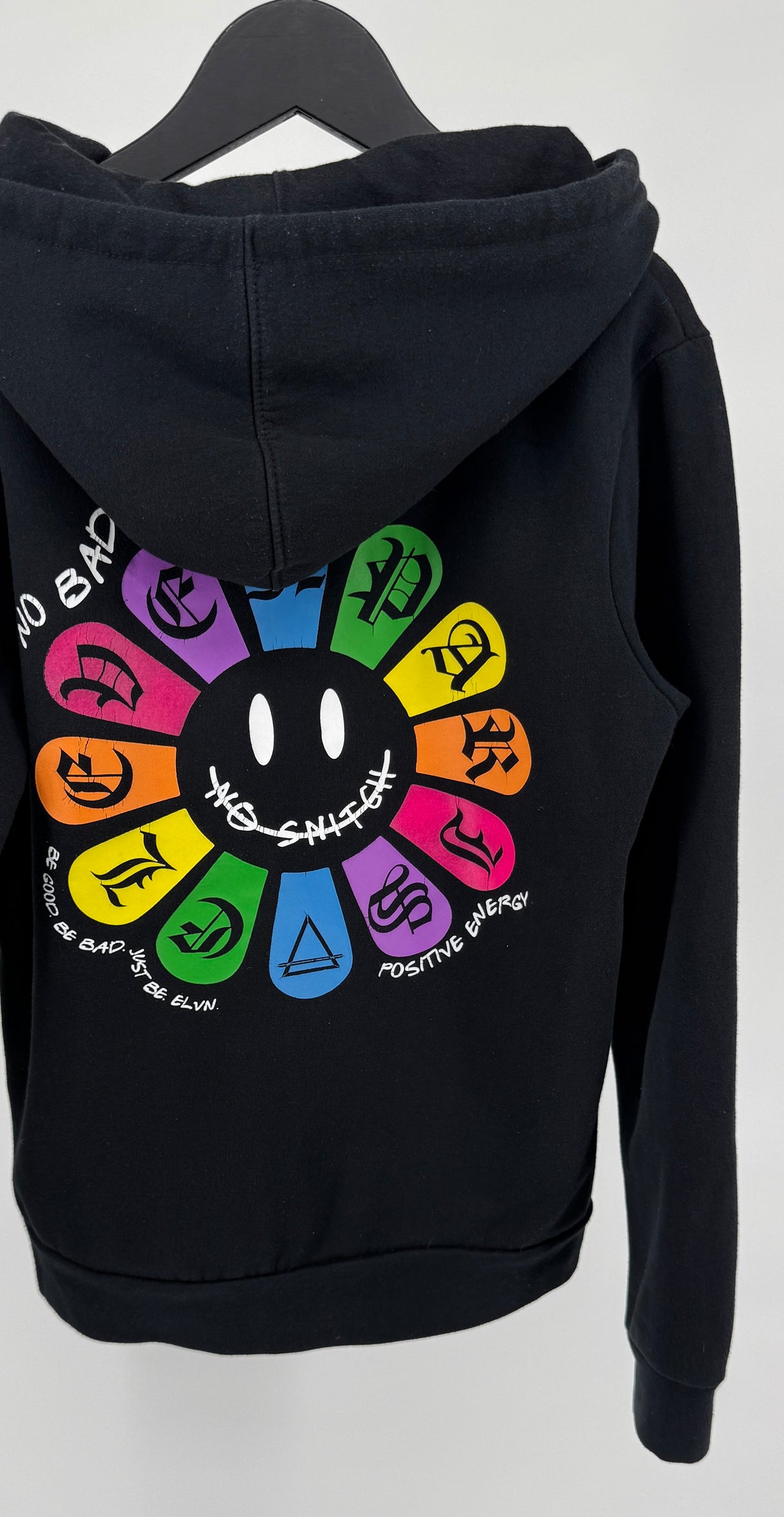 Vest Capuchon Zwart No Snitch Maat 152