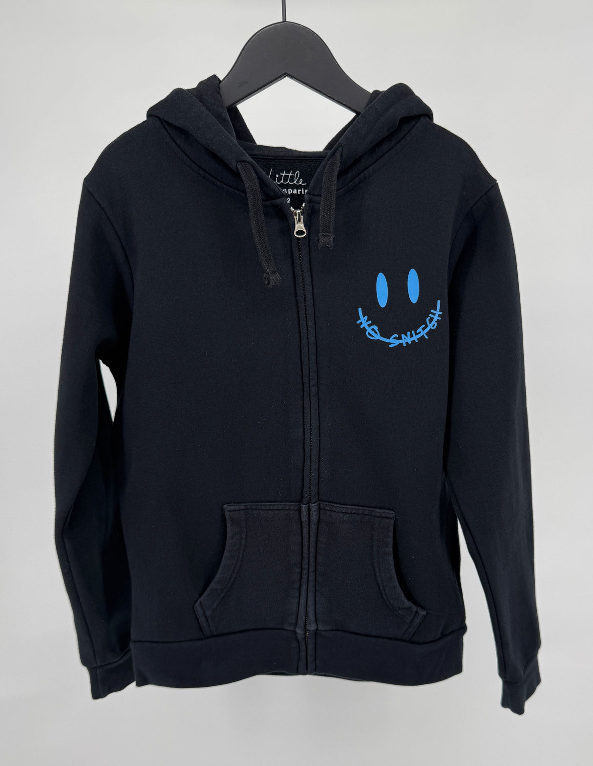 Vest Capuchon Zwart No Snitch Maat 152