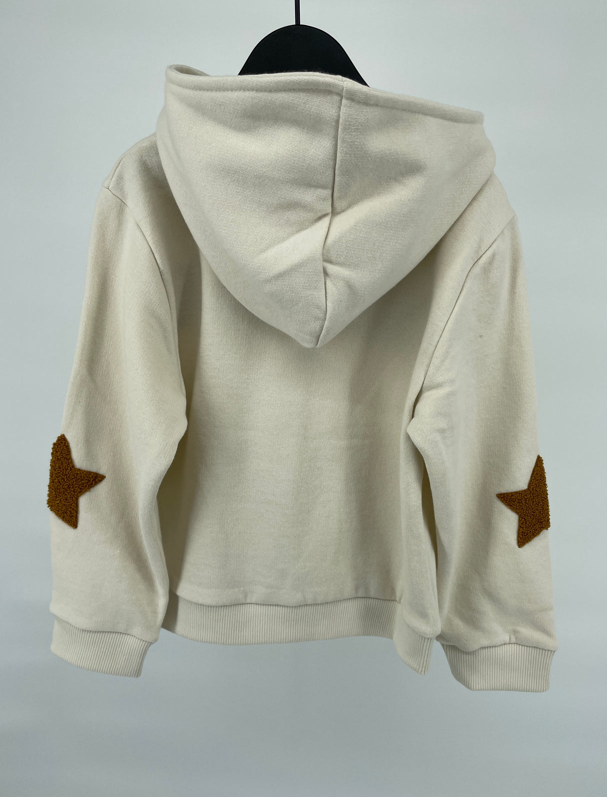 Vest Capuchon Beige Sterren Maat 104