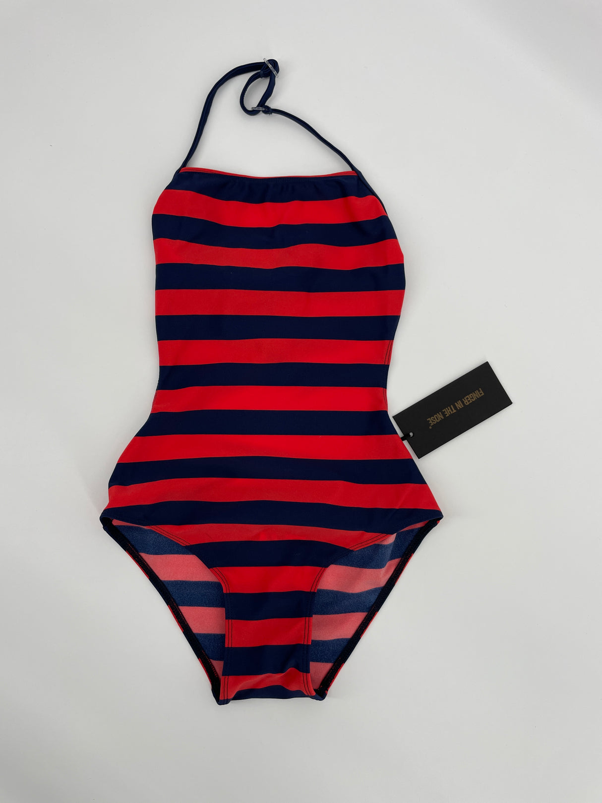 Badpak Rood Blauw Gestreept Maat 122