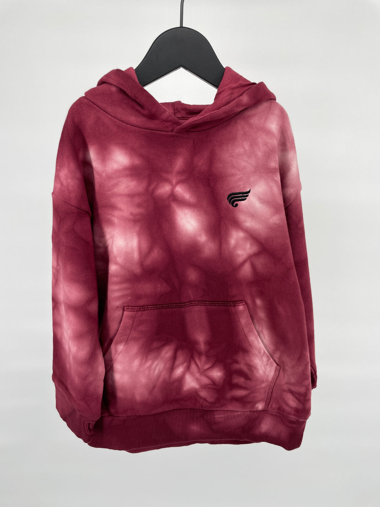 Hoodie Rood Tie Dye Maat 110