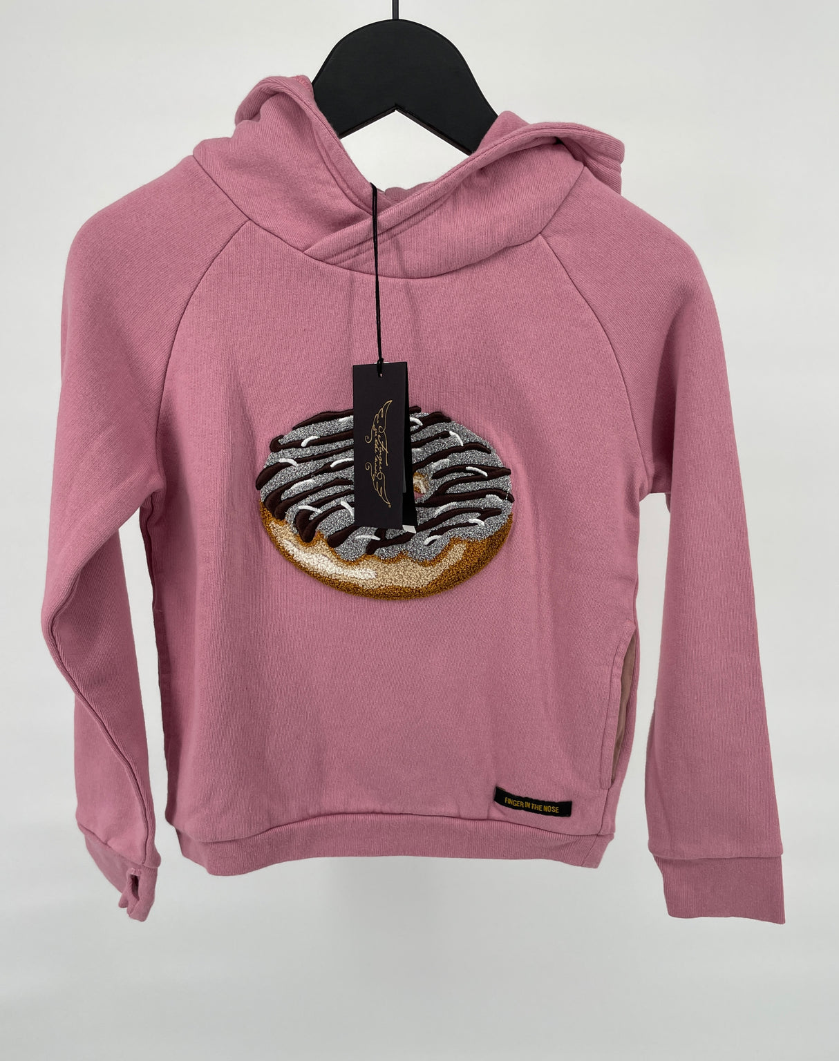 Hoodie Roze Donut Maat 122