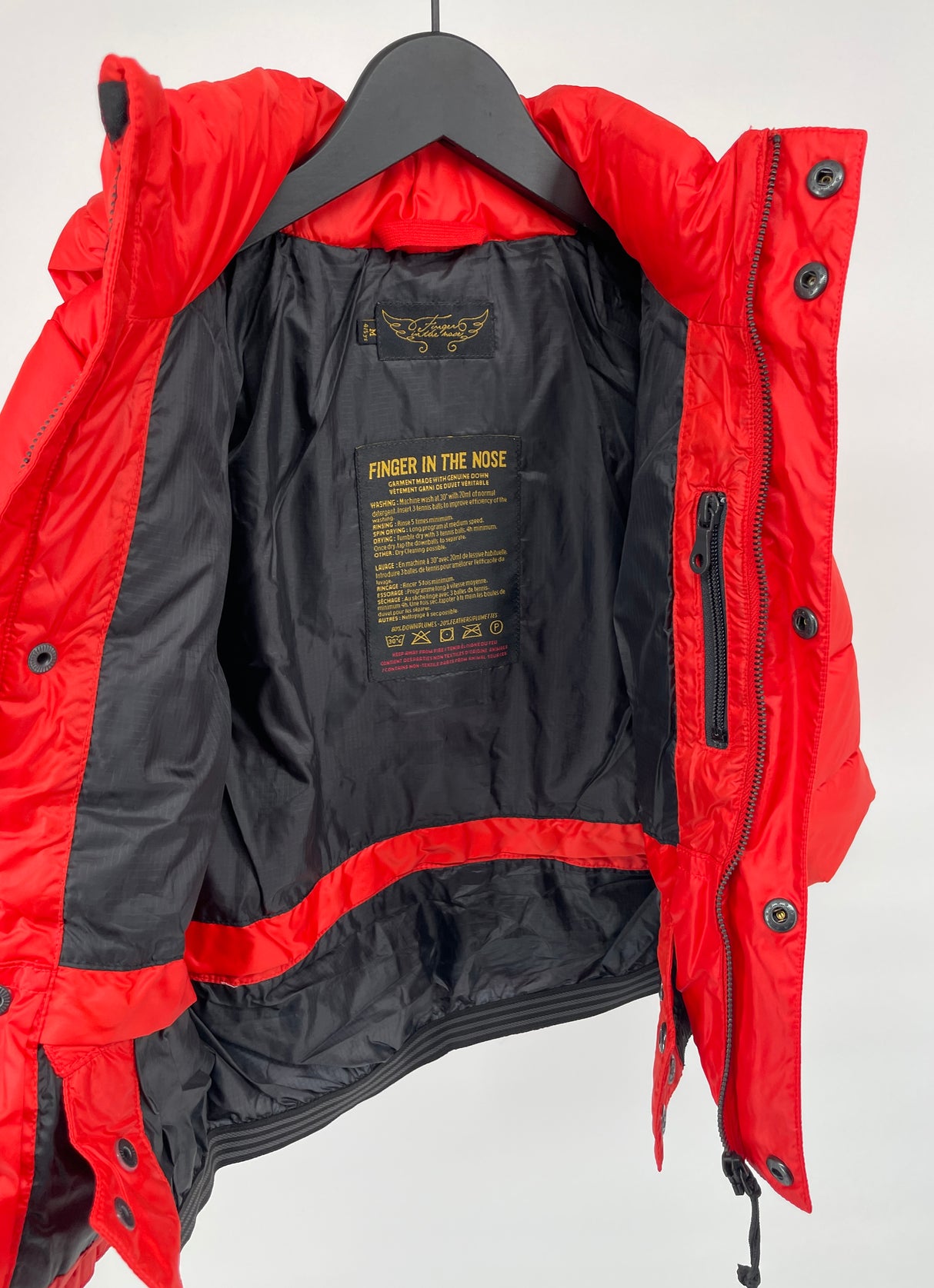 Winterjas Dons Fusion Rood Maat 110