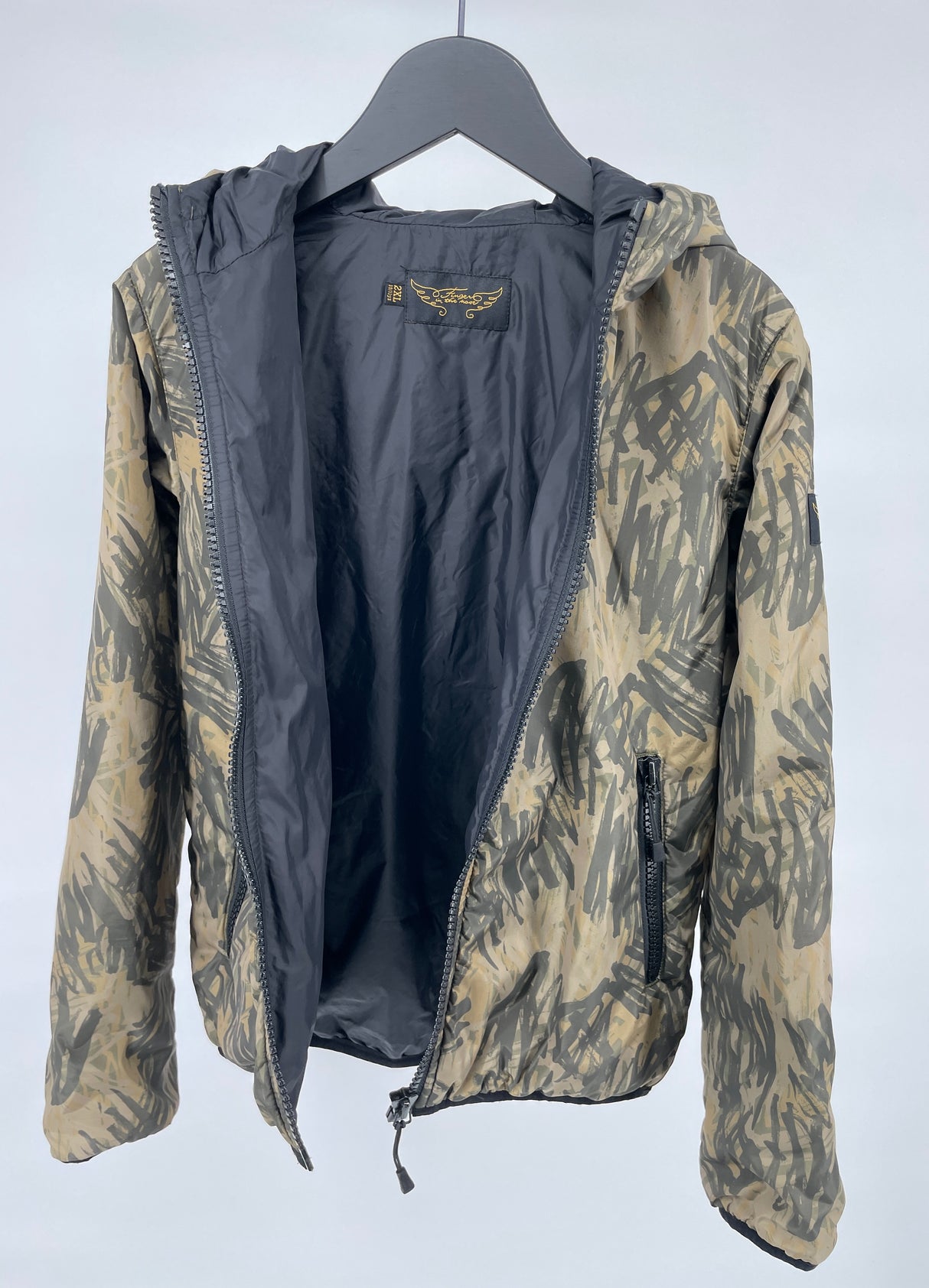 Windbreker Jas Groen Print Maat 146