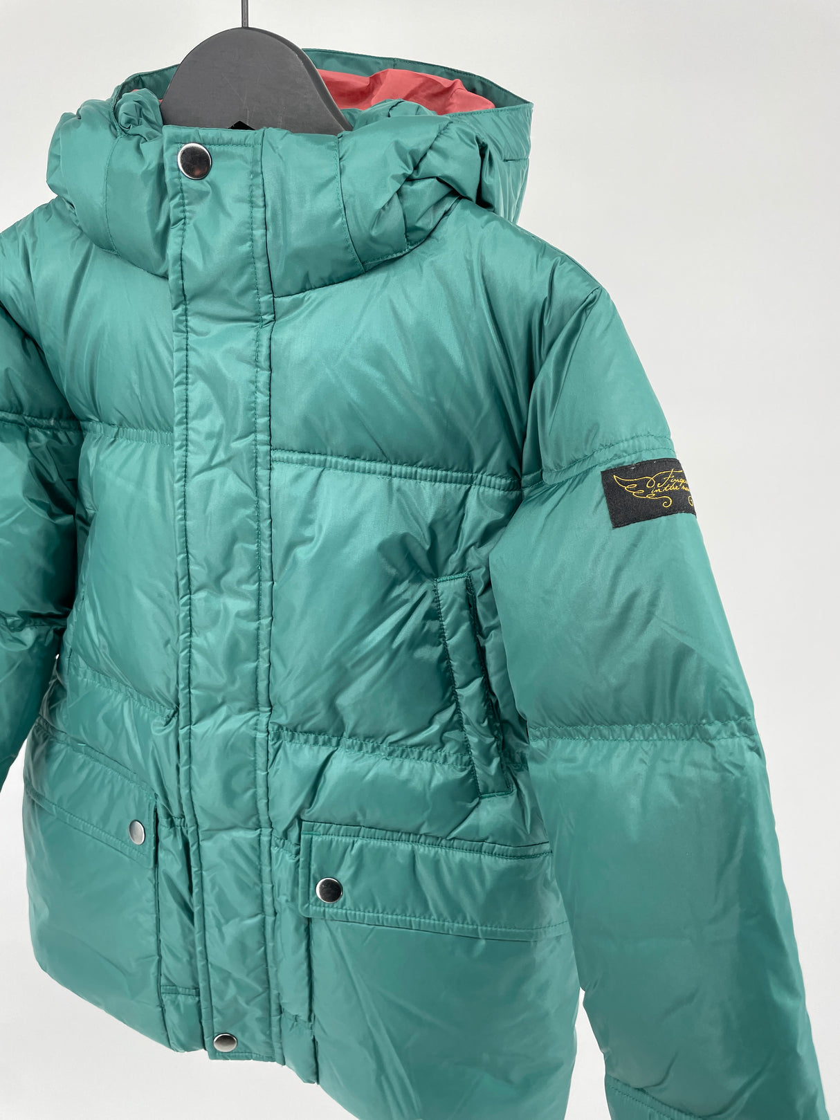 Winterjas Dons Parka Groen Maat 122