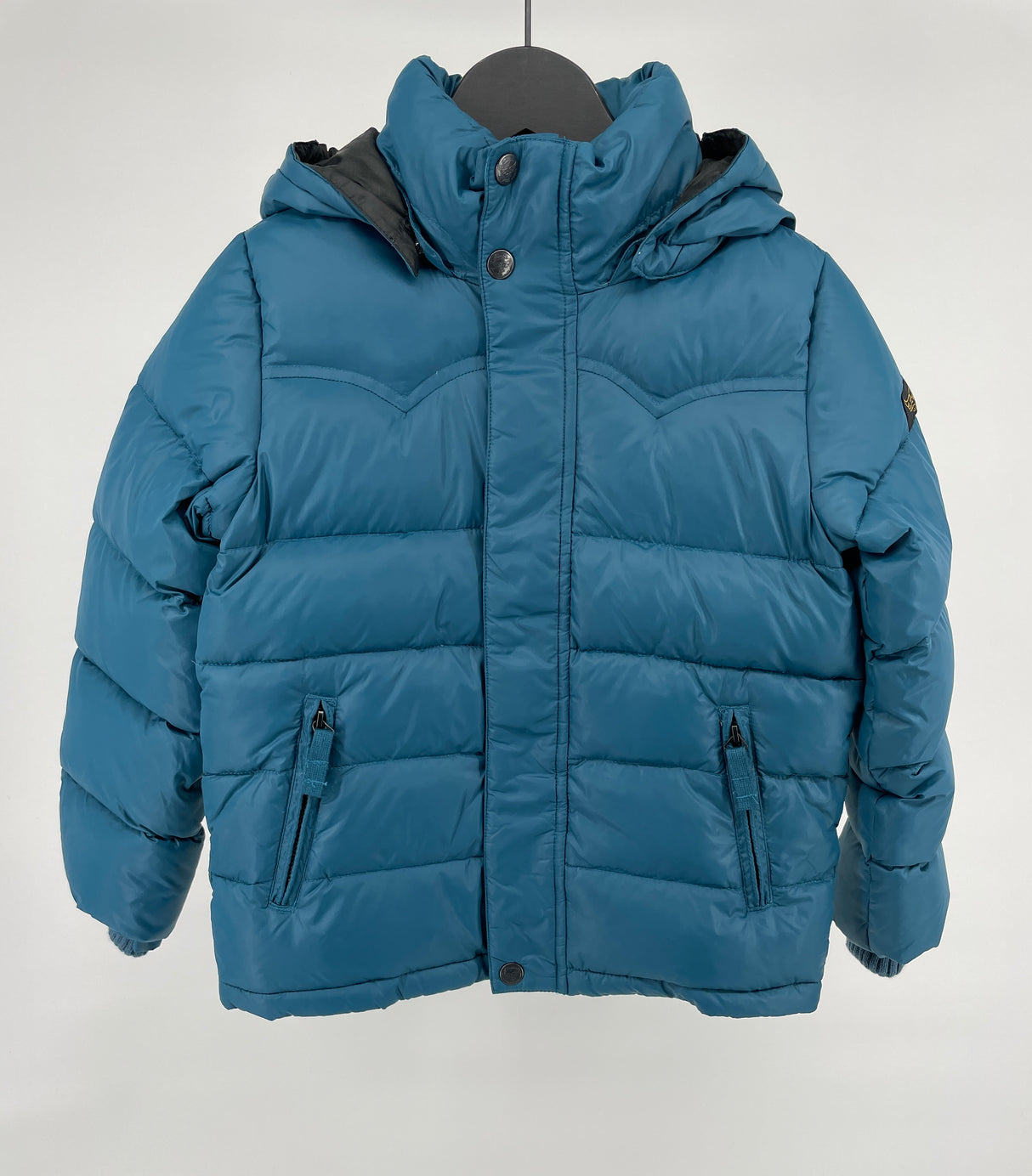 Winterjas Petrol Blauw Dons Maat 122