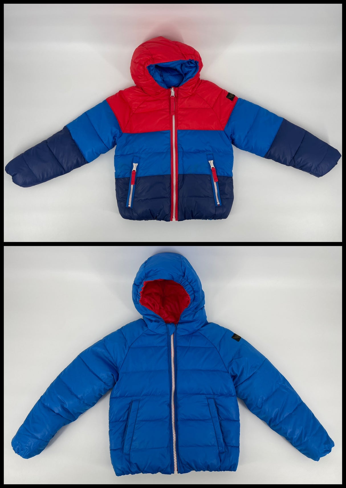 Jas Dons Reversible Blauw Rood 122