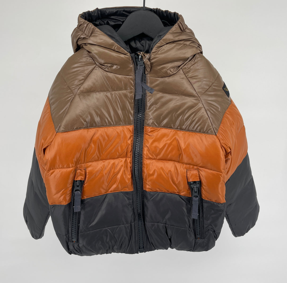 Jas Reversible Bruin Oranje Maat 110