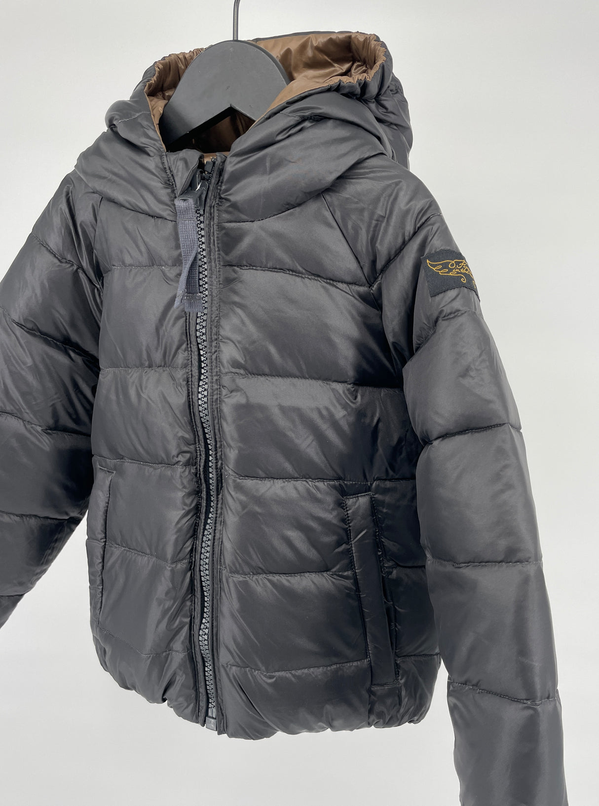 Jas Reversible Bruin Oranje Maat 110