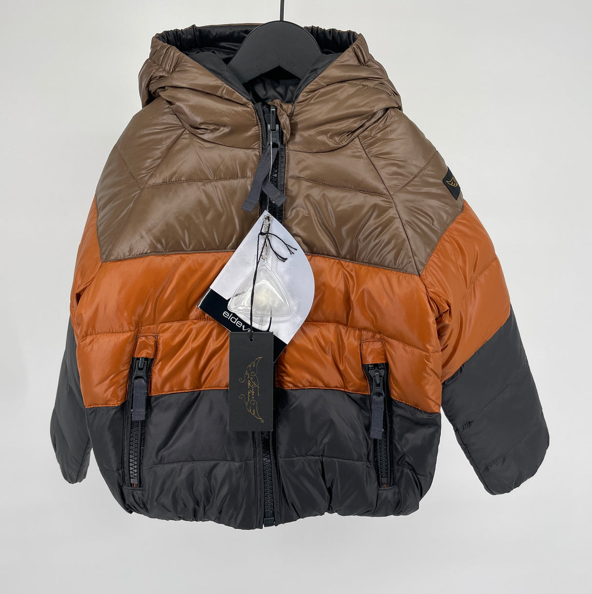 Jas Reversible Bruin Oranje Maat 110