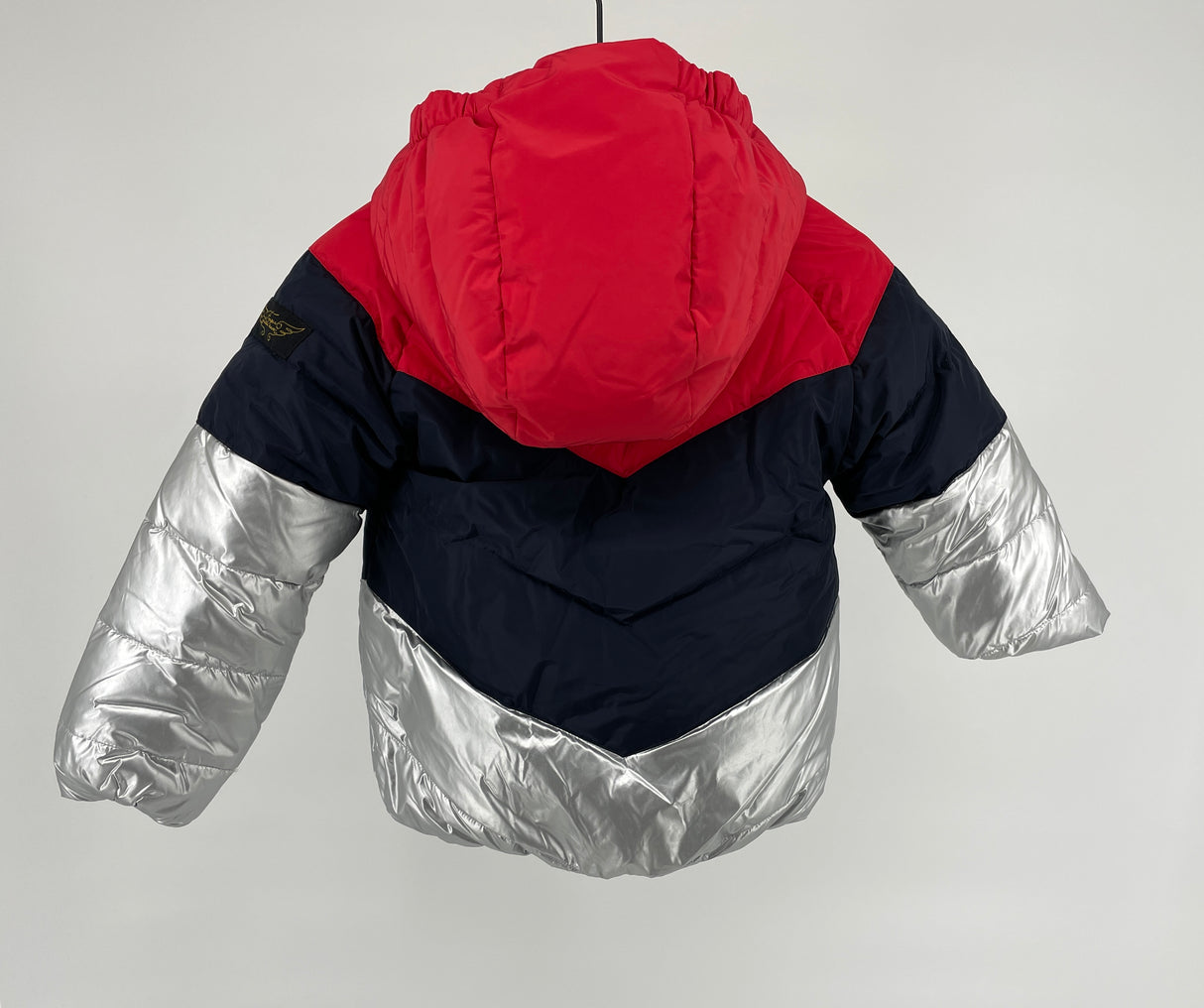 Jas Dons Reversible Zilver Maat 110