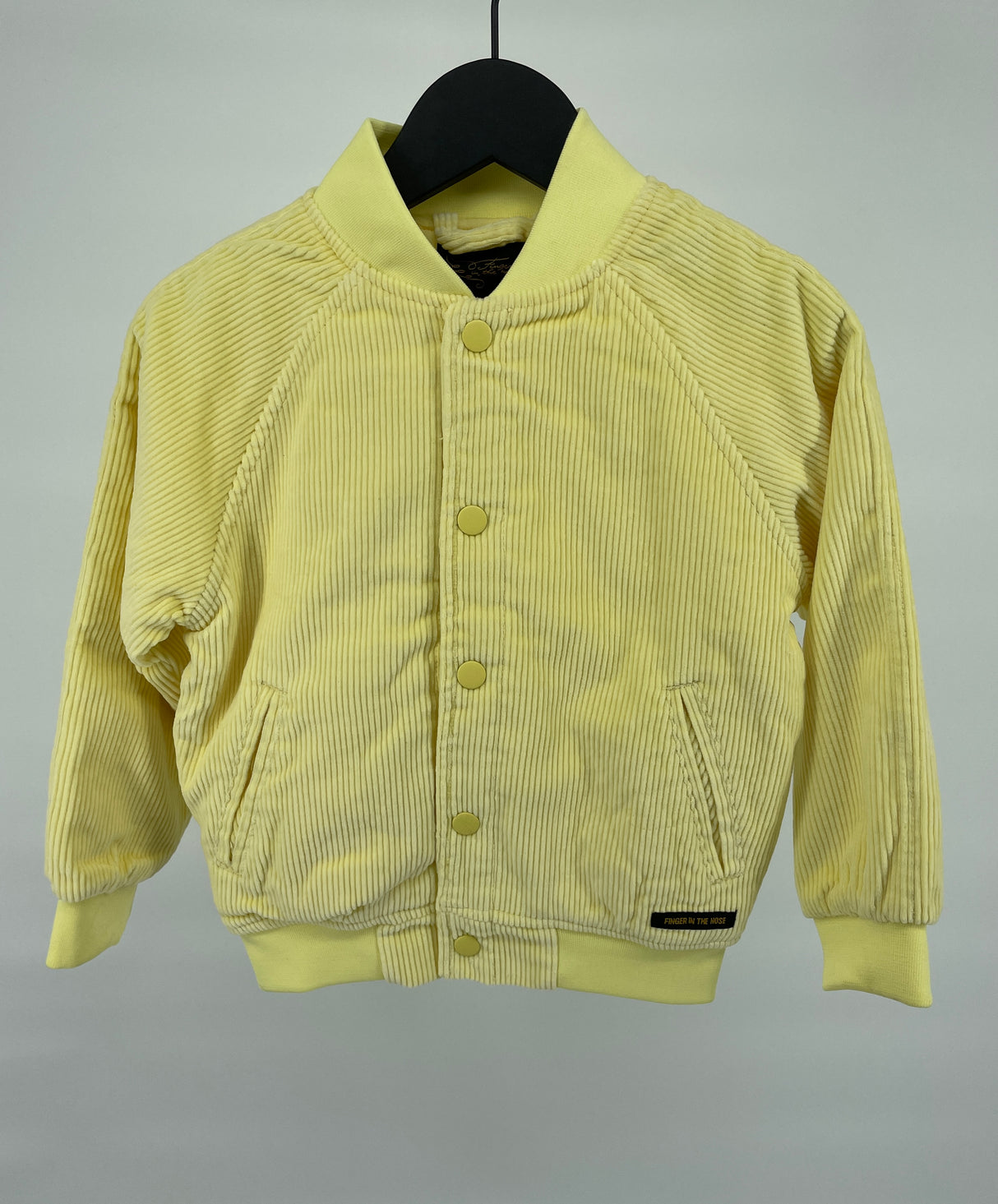 Baseball Jas Geel Rib Maat 92