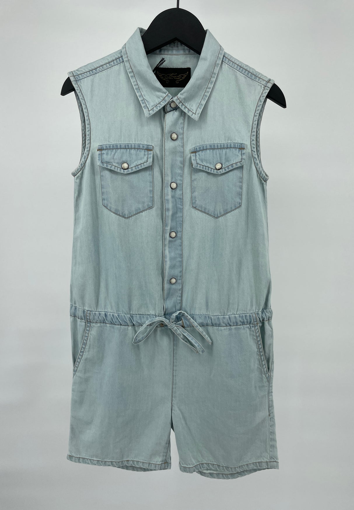 Jumpsuit Lichtblauw Gebleekt Maat 122