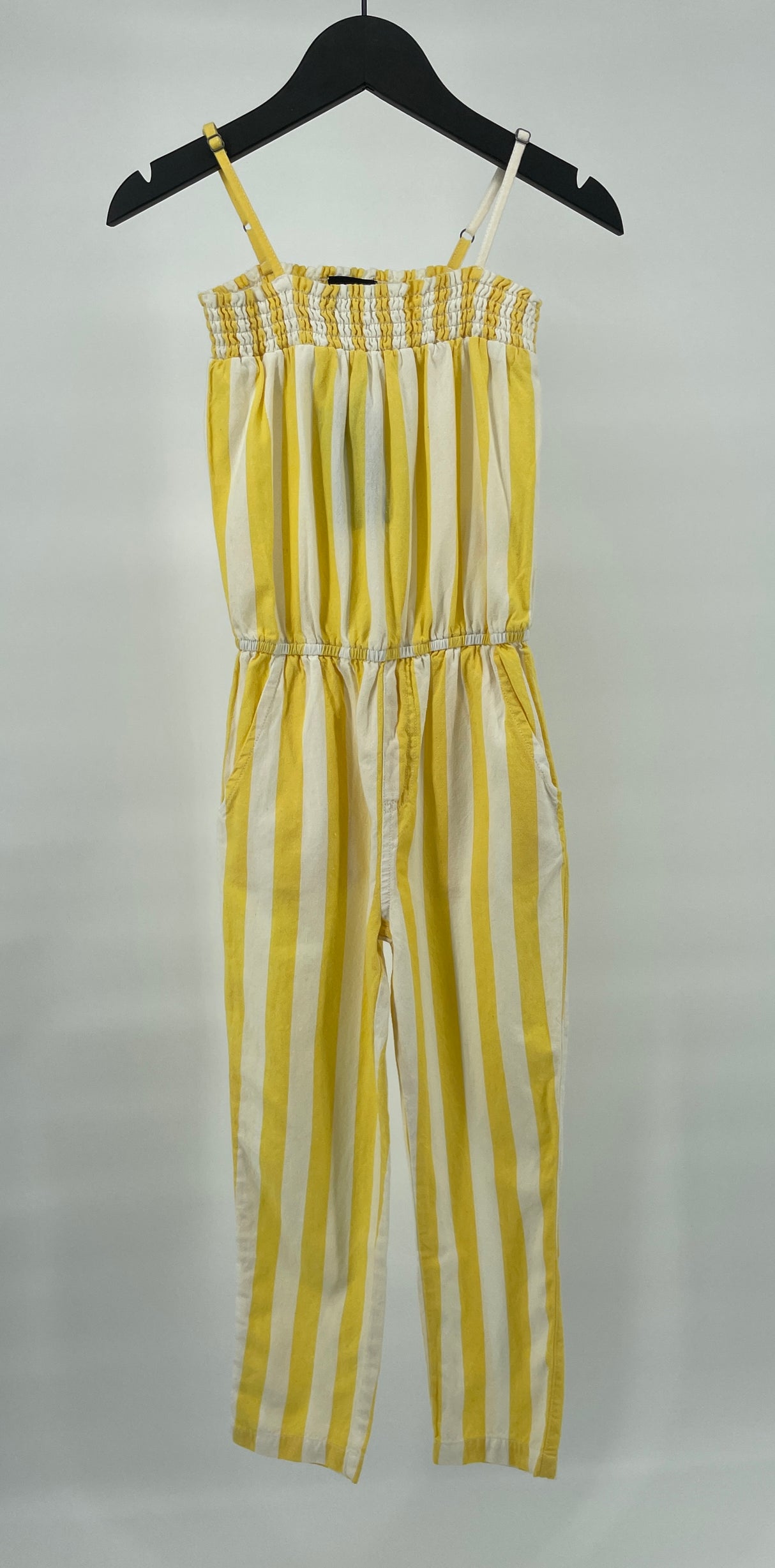 Jumpsuit Geel Wit Gestreept