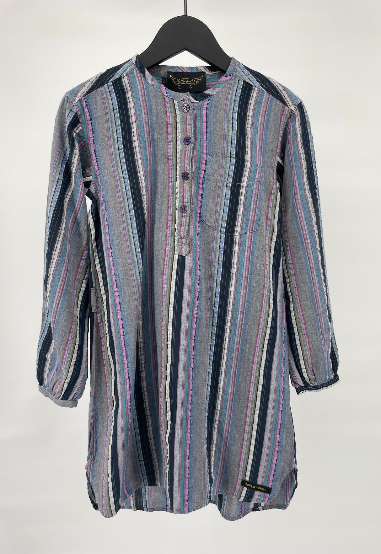 Jurk Lange Mouw Multi Color Maat 134