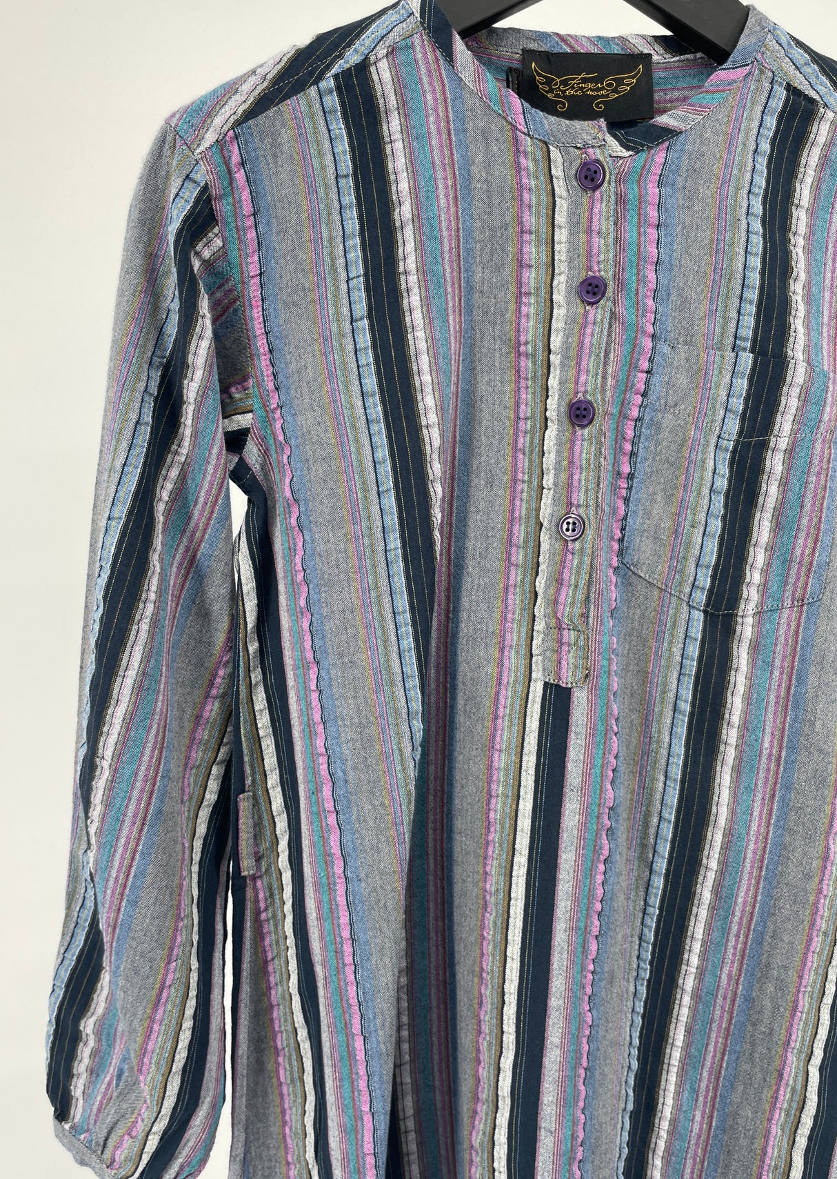 Jurk Lange Mouw Multi Color Maat 134