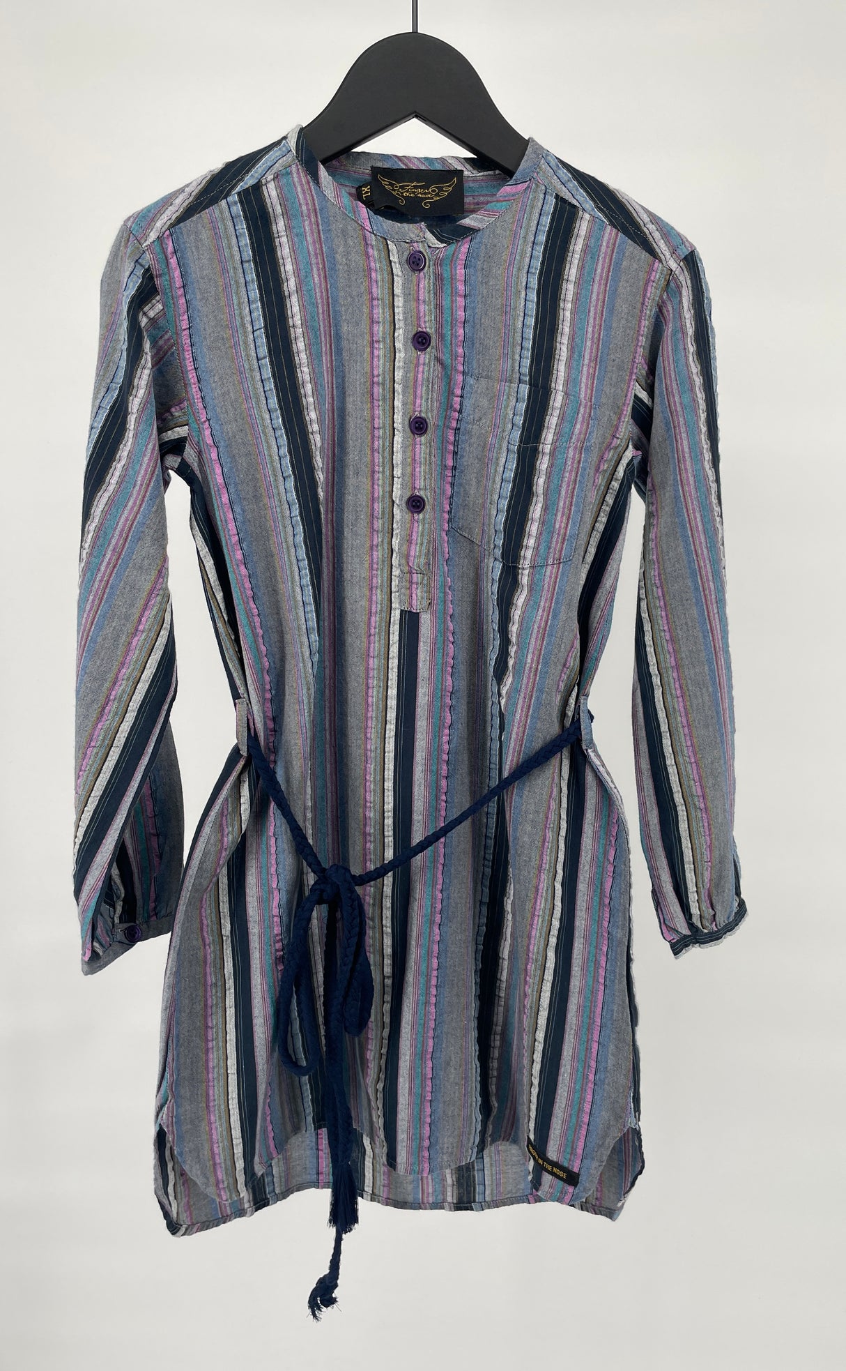 Jurk Lange Mouw Multi Color Maat 134