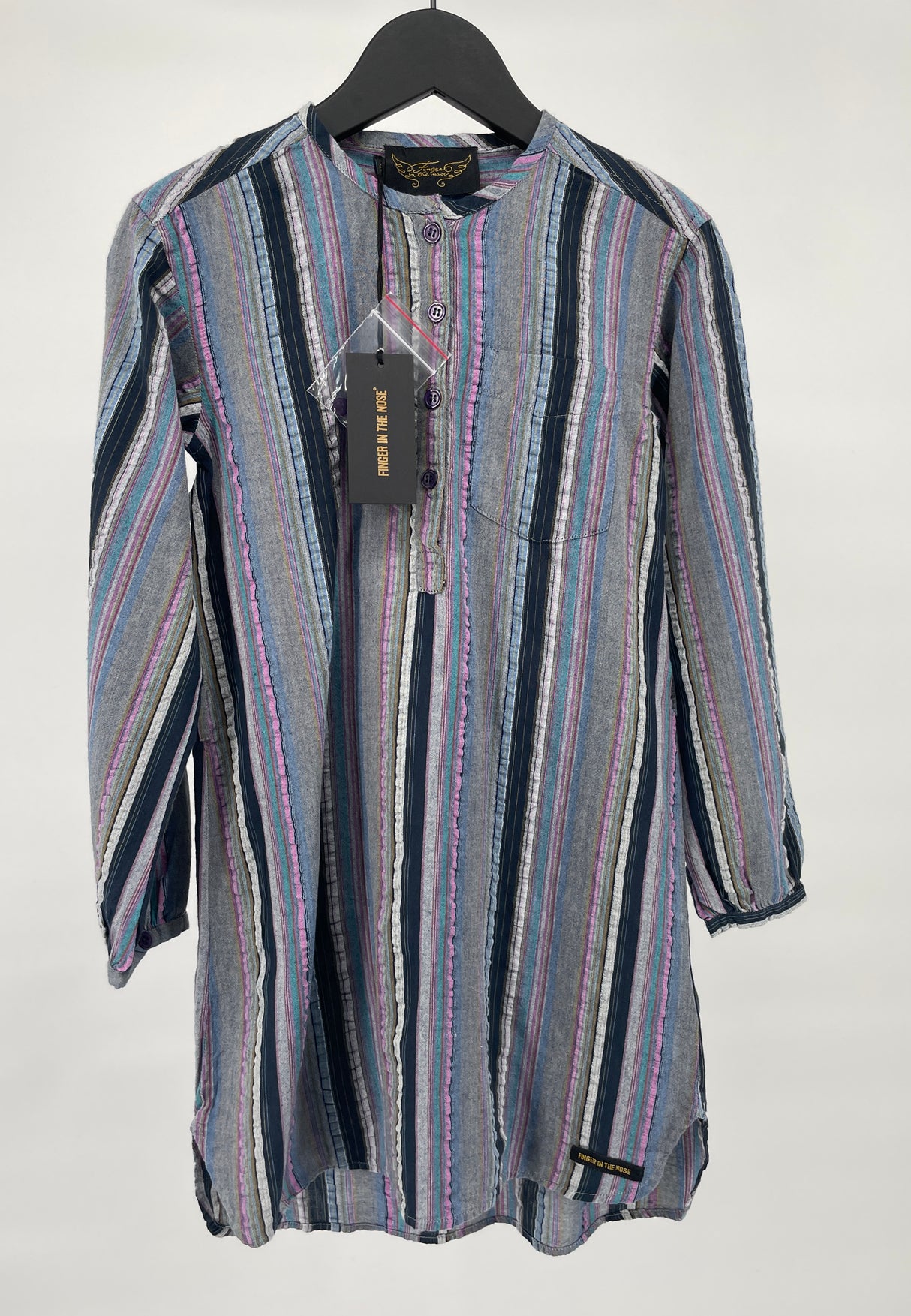 Jurk Lange Mouw Multi Color Maat 134