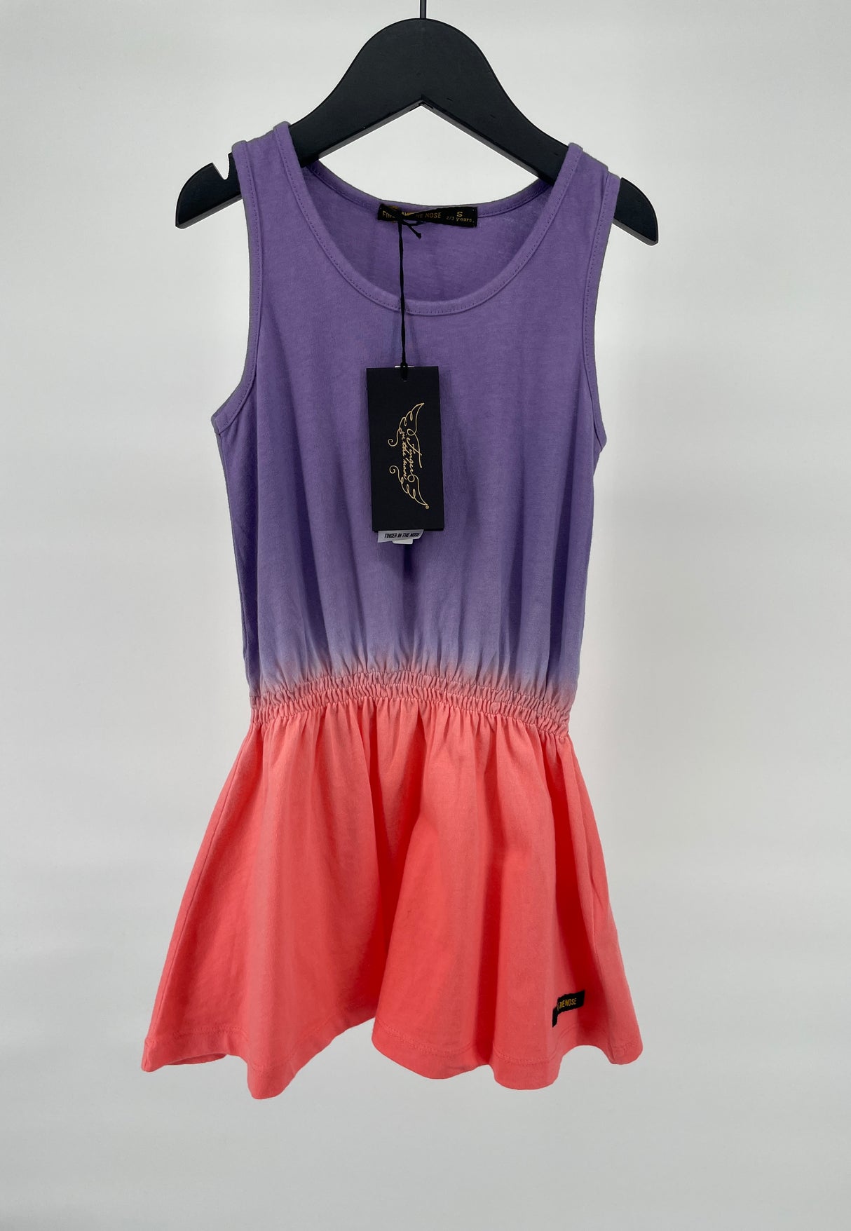 Jurk Paars Roze Dip Dye Tank Top Maat 92