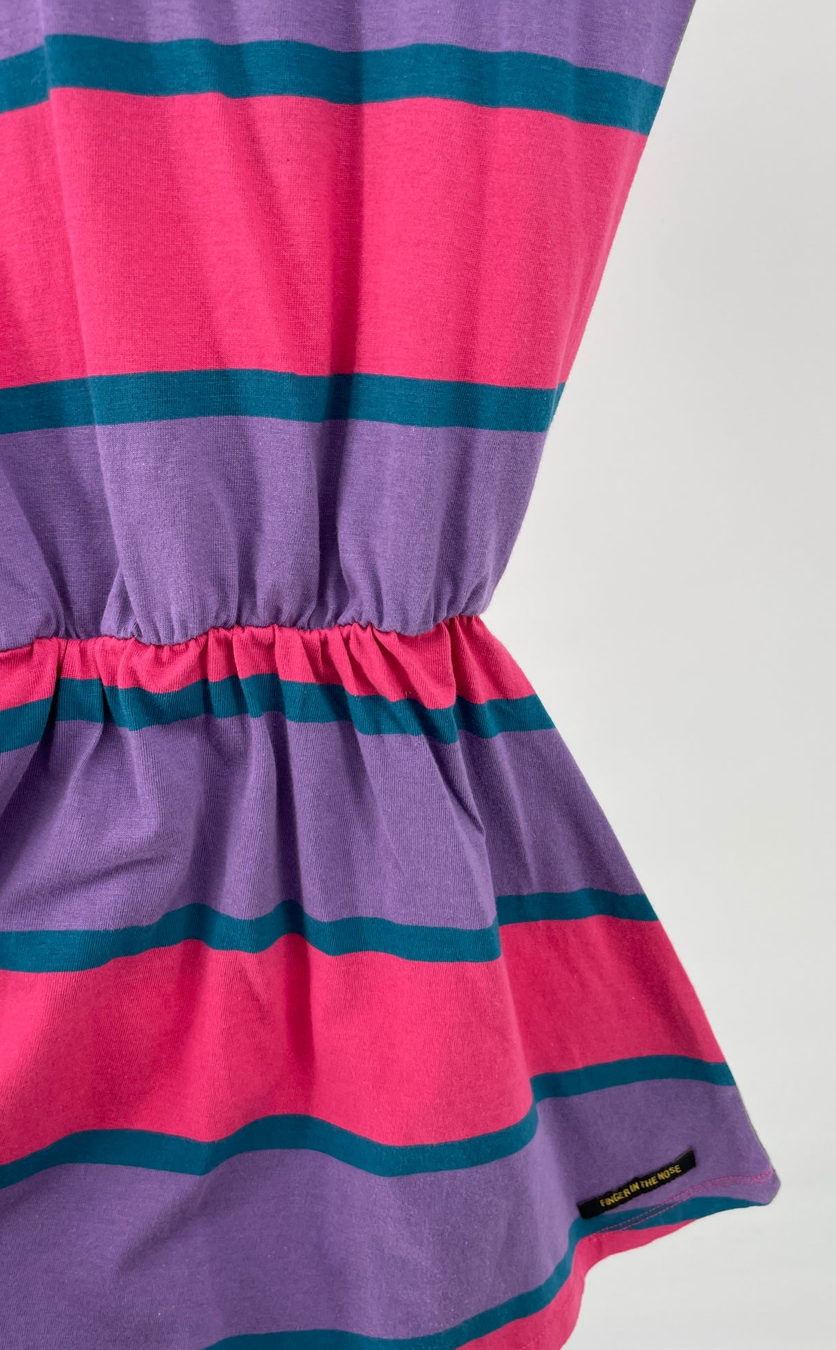 Jurk Roze Paars Gestreept