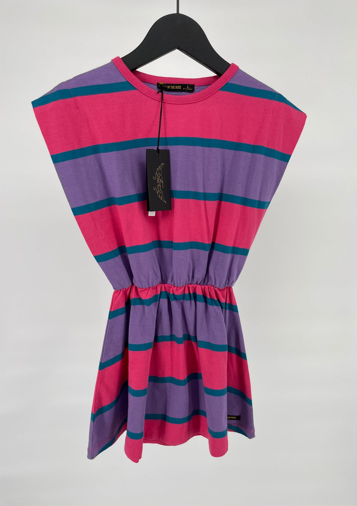 Jurk Roze Paars Gestreept