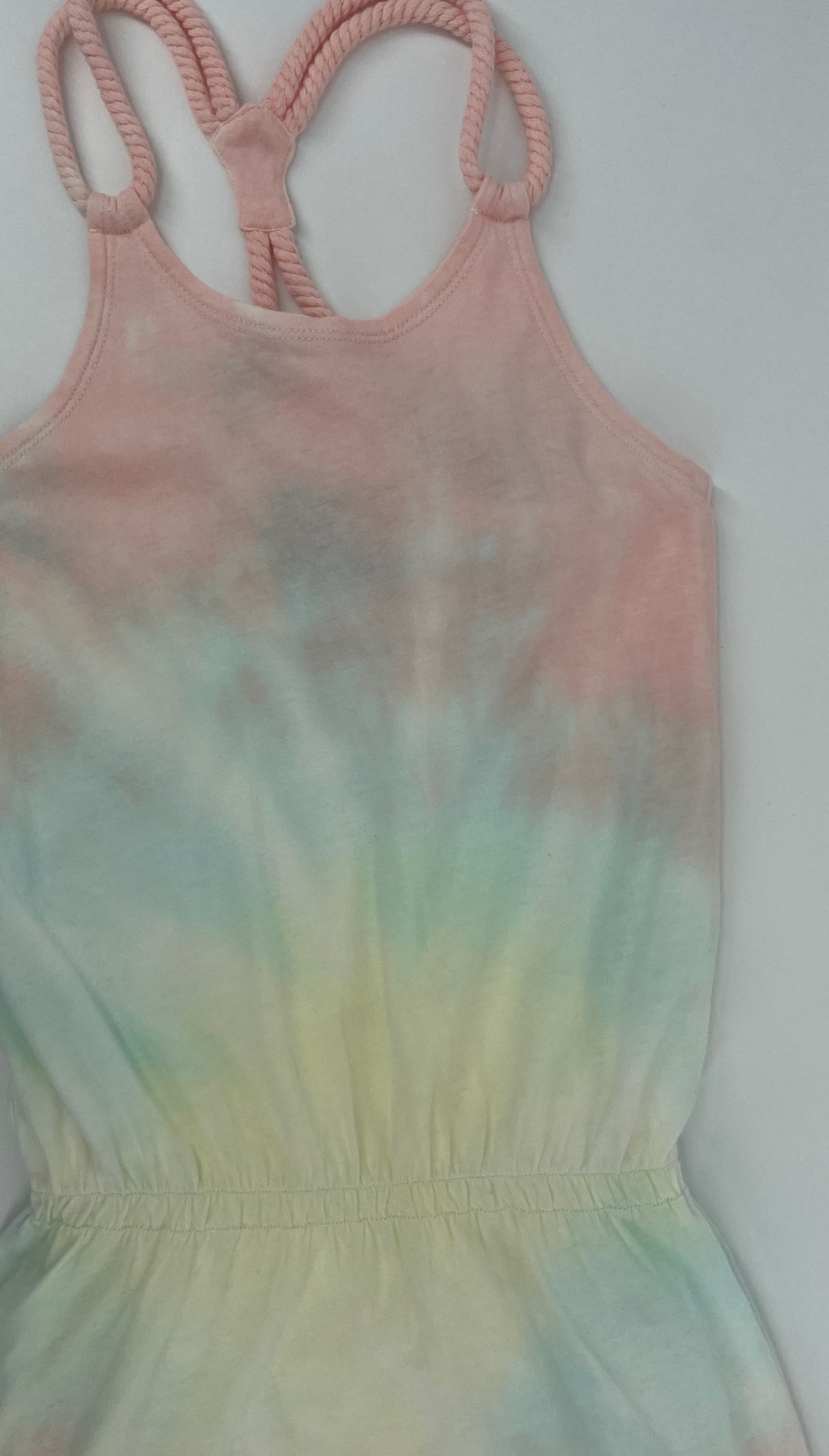 Jurk Tanktop Multi Color Tie Dye Maat 122
