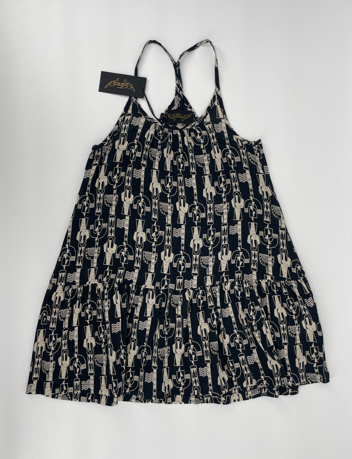 Jurk Tanktop Zwart Totem Maat 134