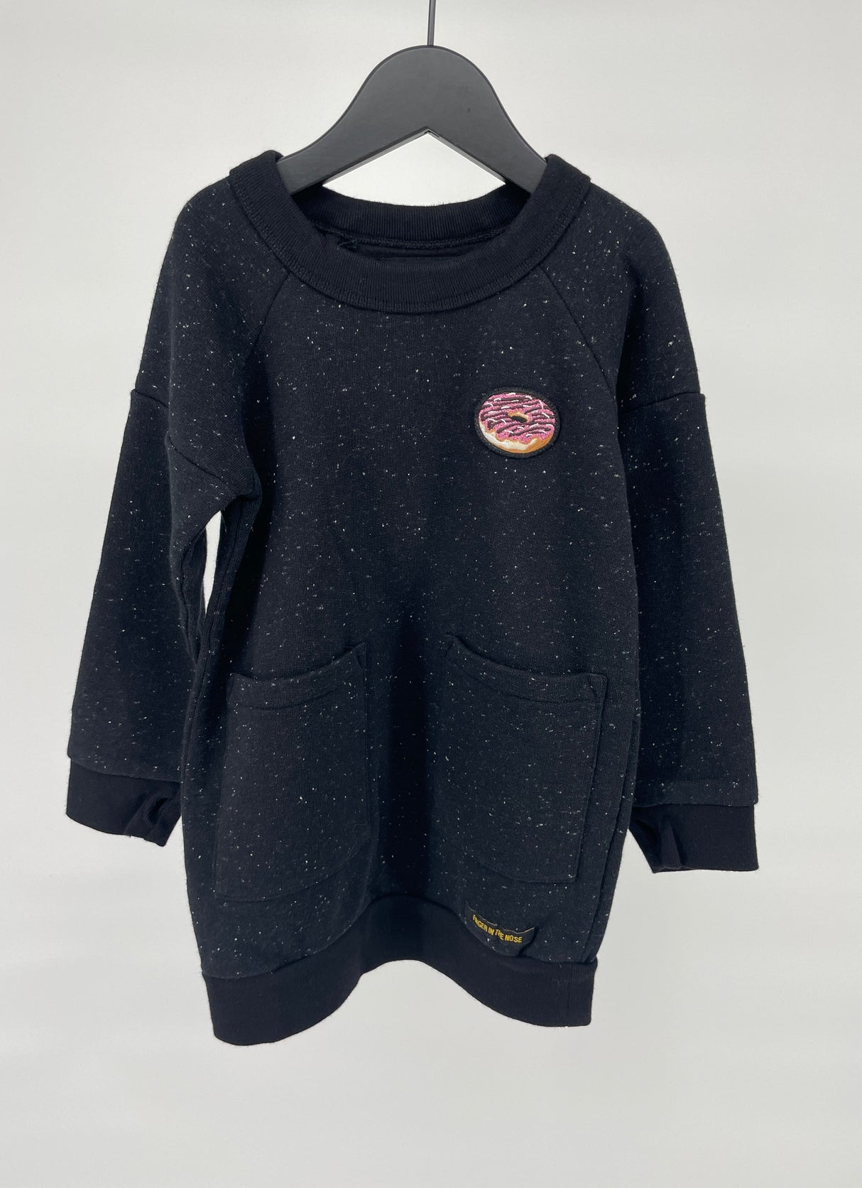 Jurk Zwart Donut Maat 92