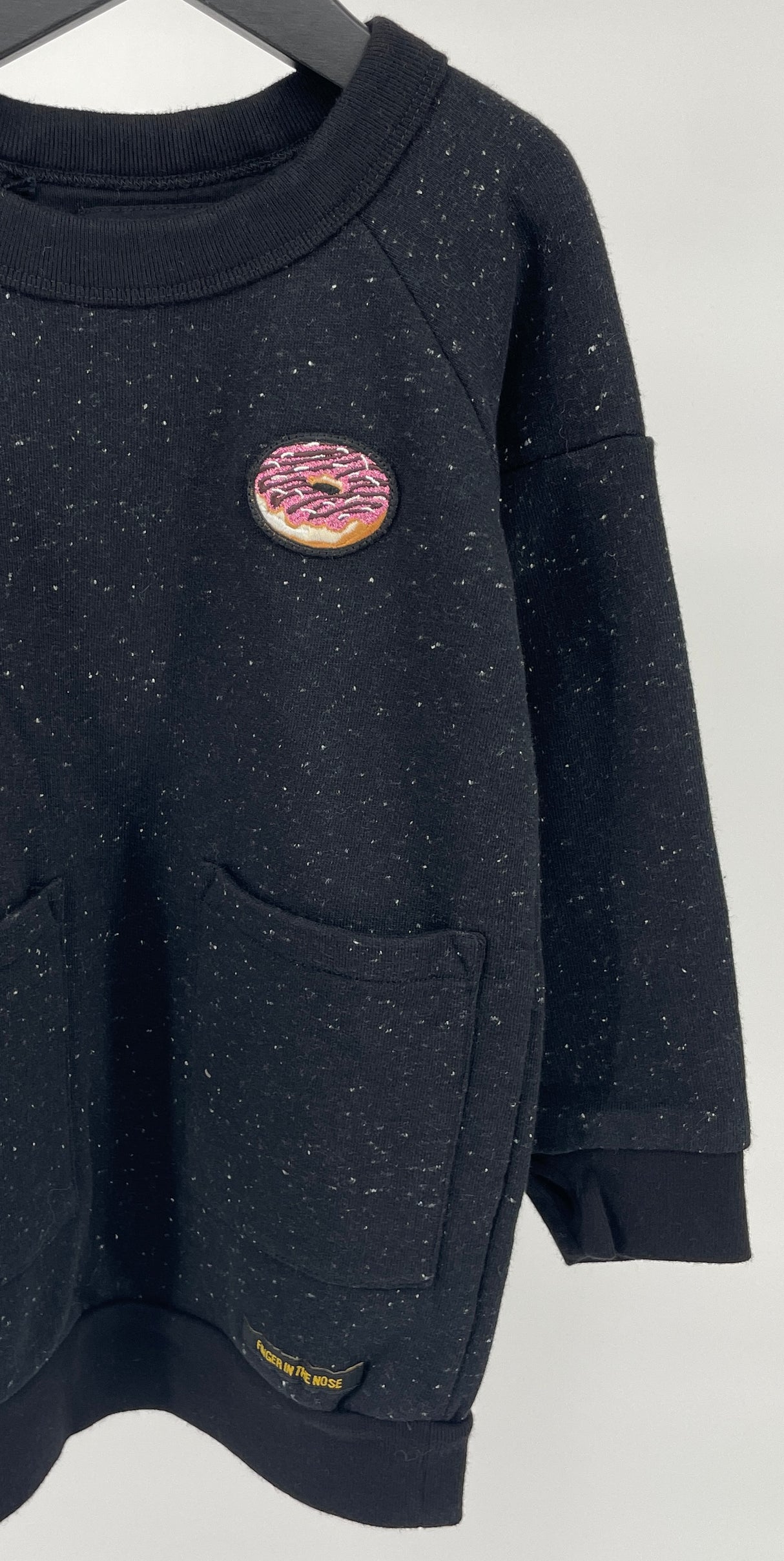 Jurk Zwart Donut Maat 92