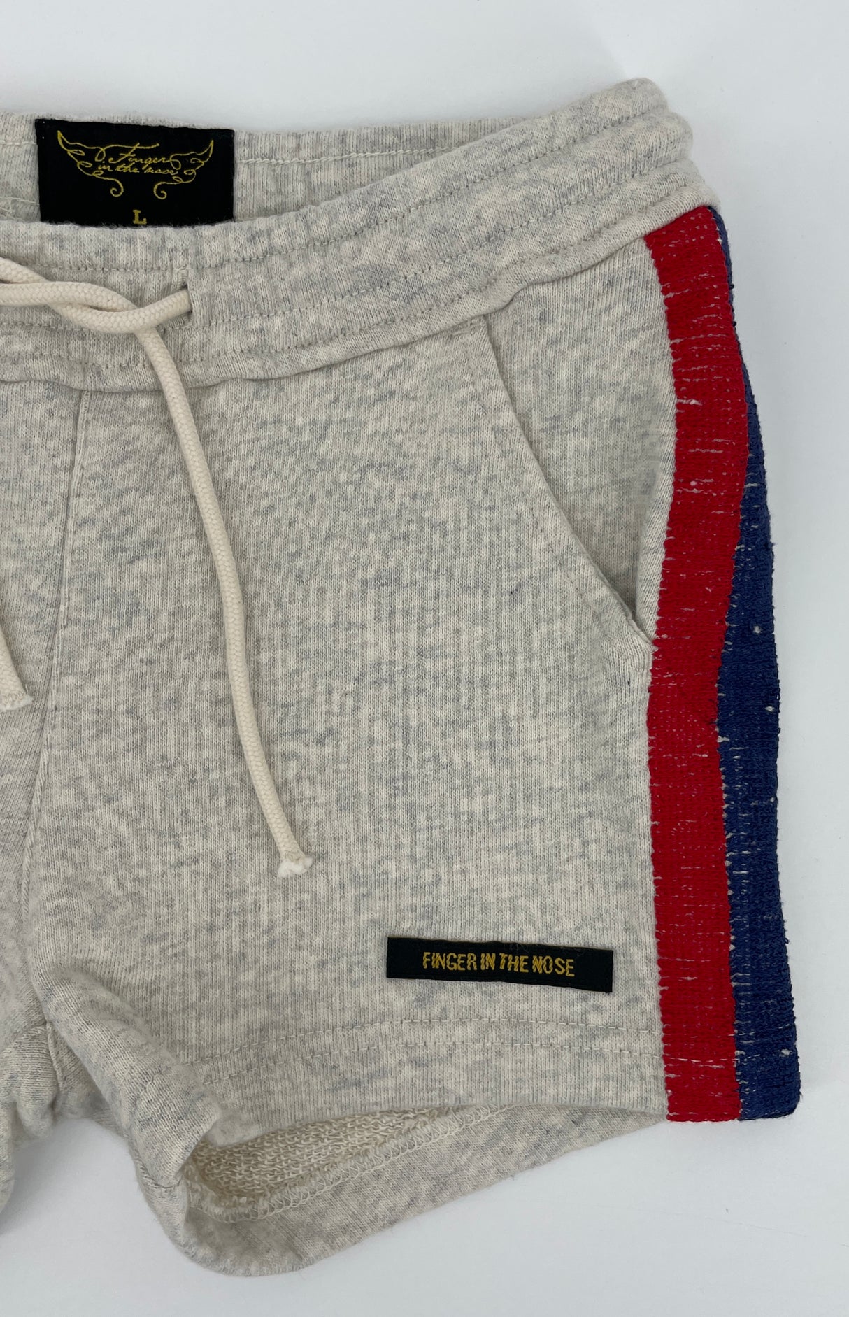 Korte Broek Beige Rood Blauw Maat 122