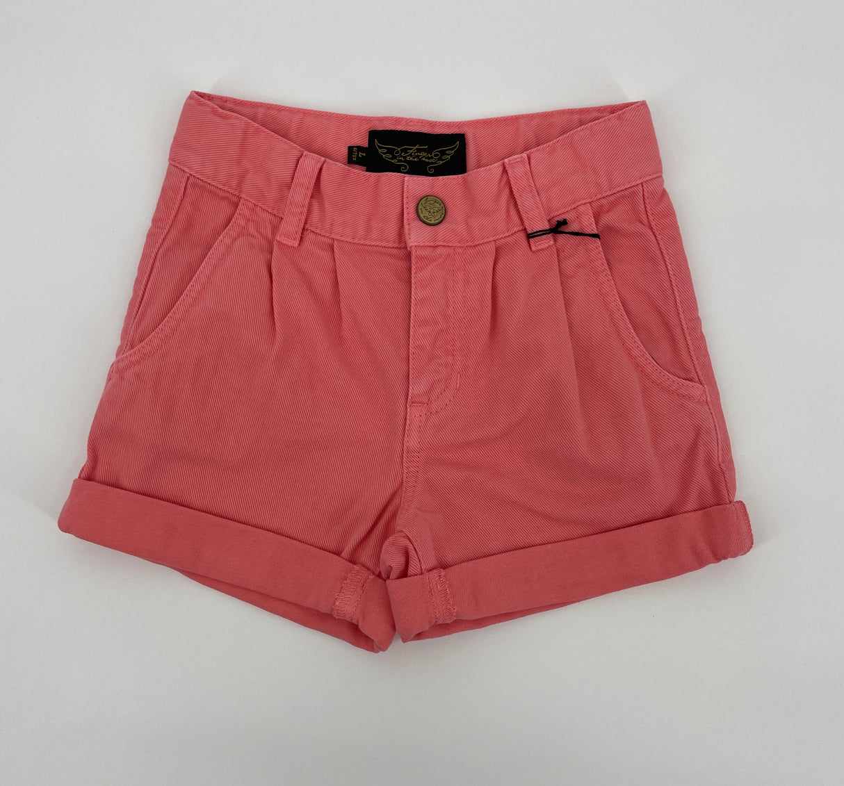 Korte Broek Roze Denim Maat 122