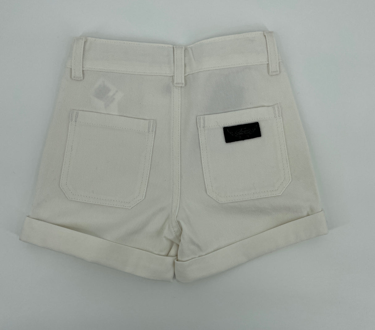 Korte Broek Wit Denim Maat 122