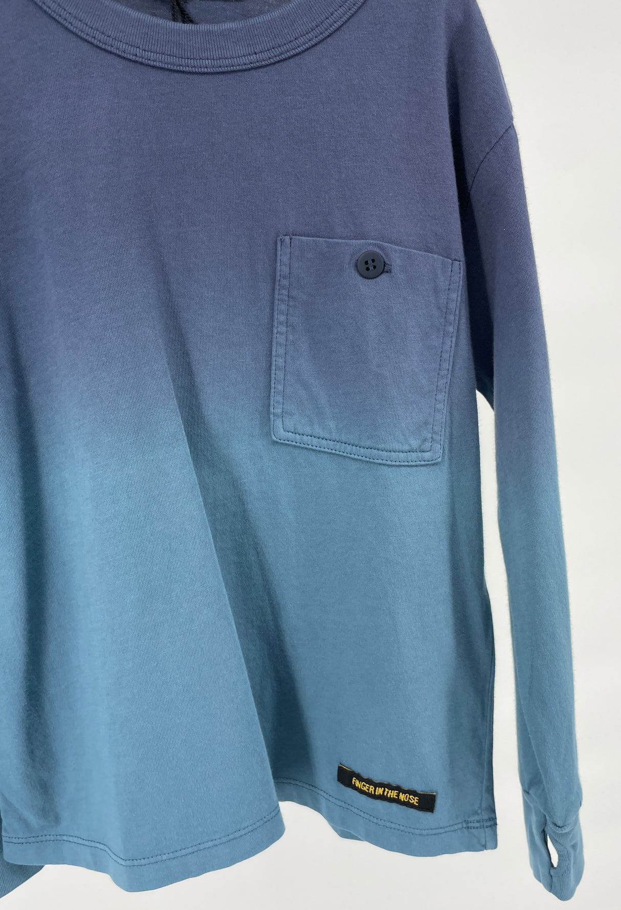Longsleeve Blauw Dip Dye