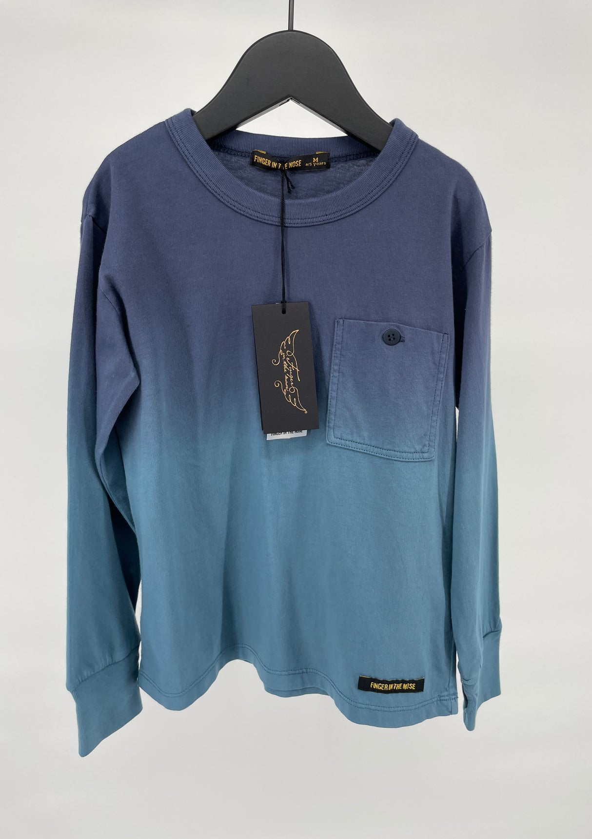 Longsleeve Blauw Dip Dye