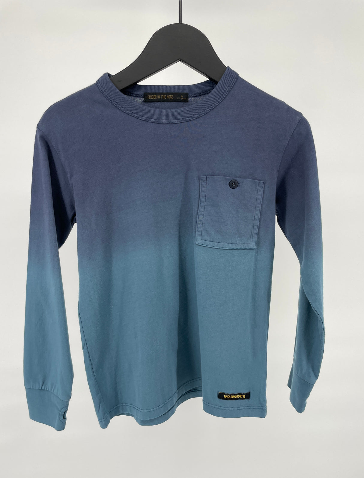 Longsleeve Blauw Dip Dye