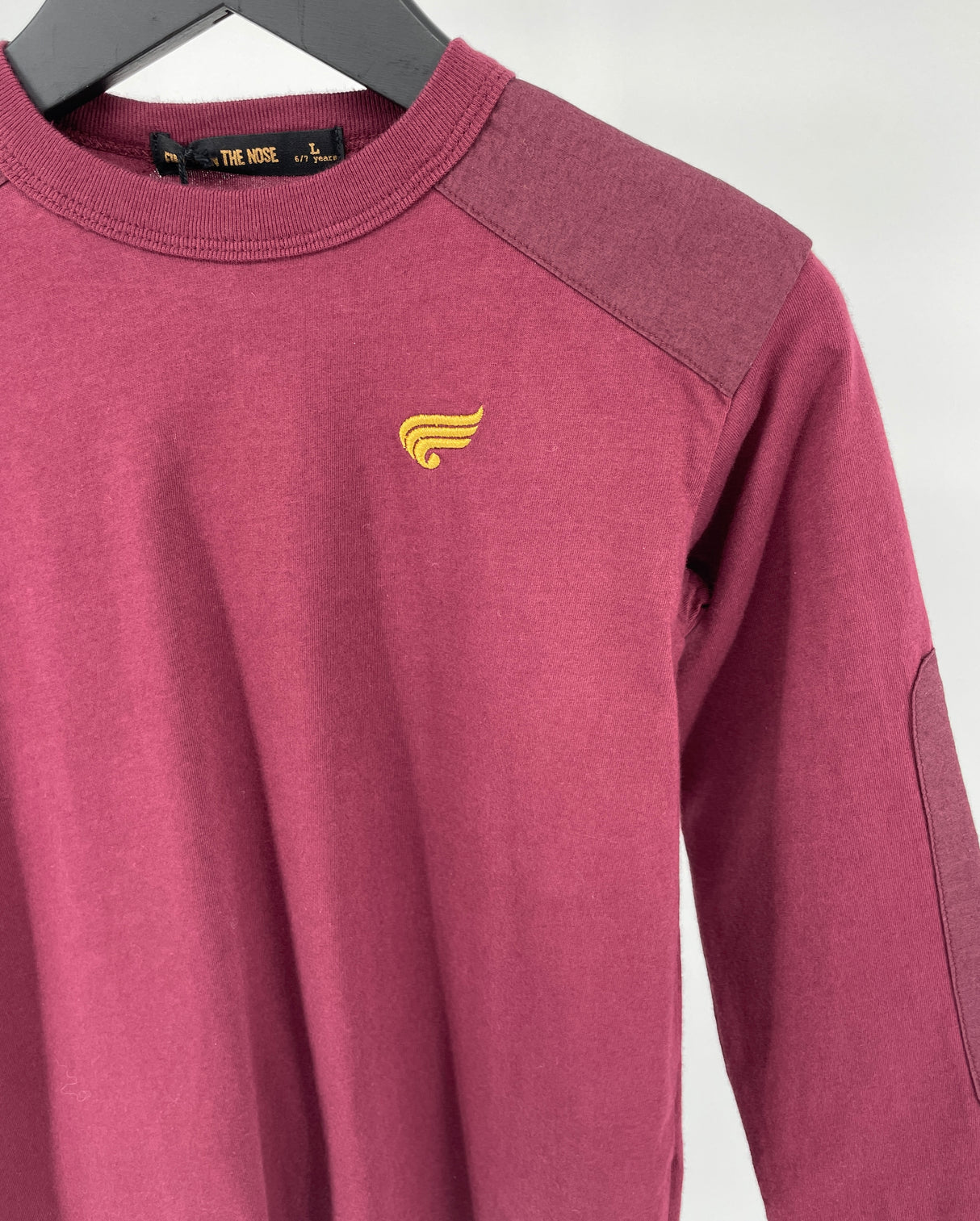 Longsleeve Bordeaux Rood Maat 122