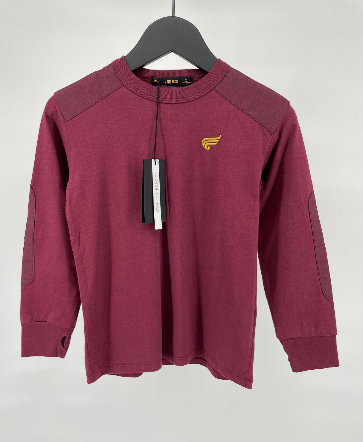 Longsleeve Bordeaux Rood Maat 122