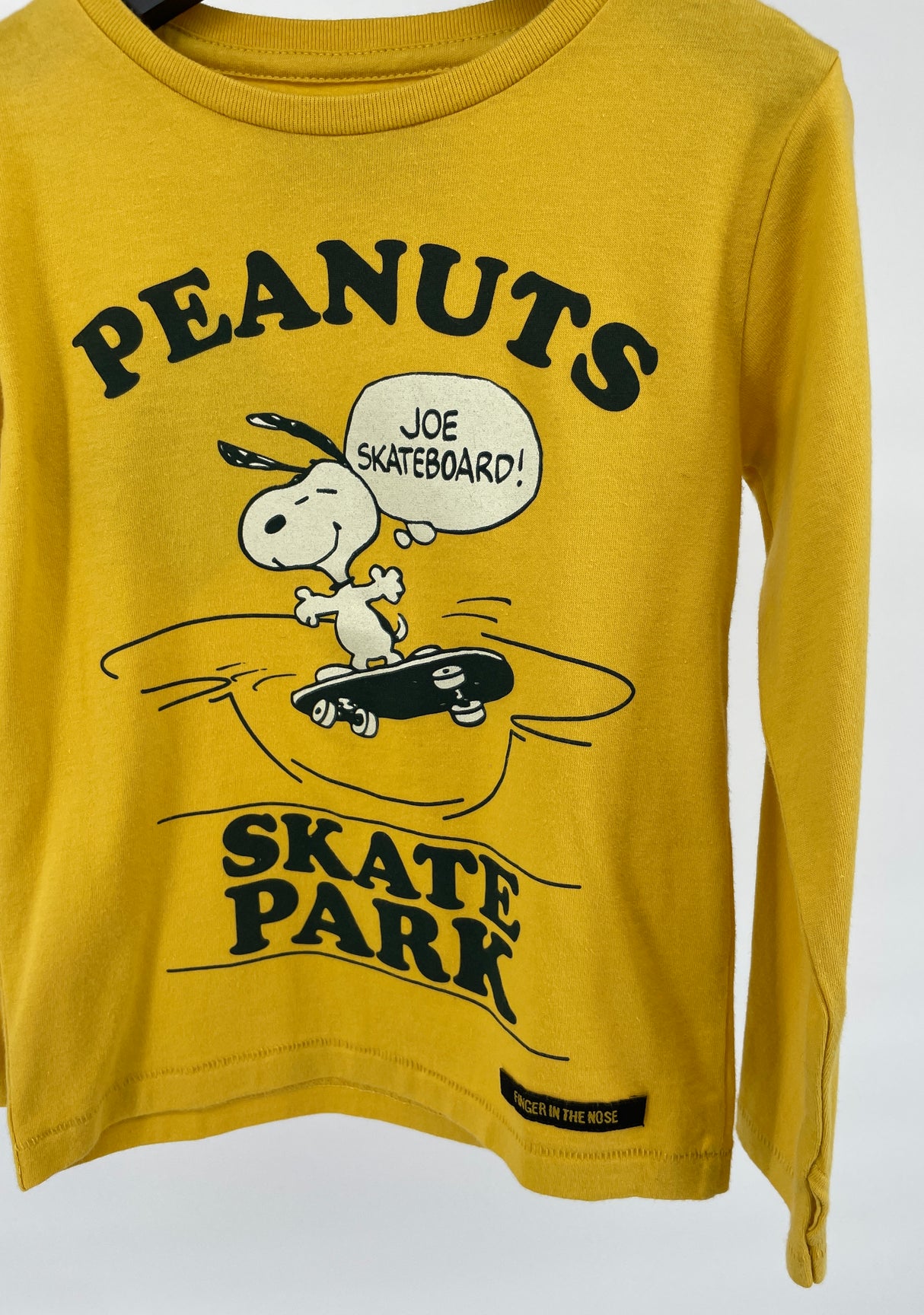 Longsleeve Geel Snoopy Skatepark Maat 92