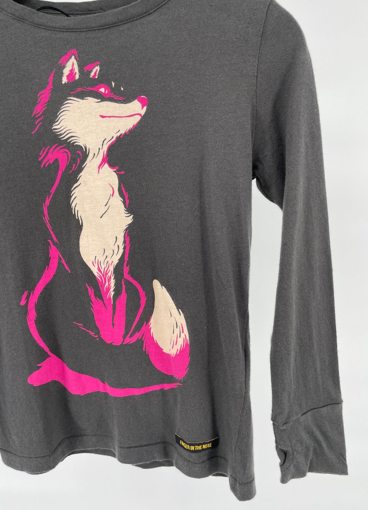 Longsleeve Grijs Vos Maat 122