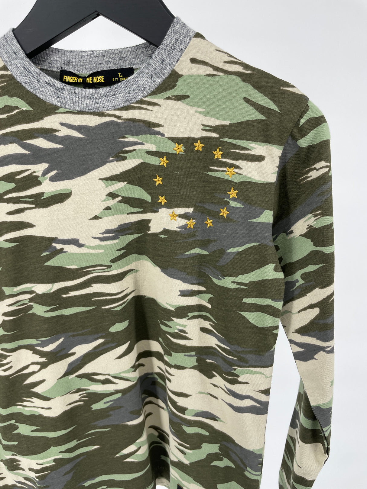 Longsleeve Groen Camouflage Maat 122