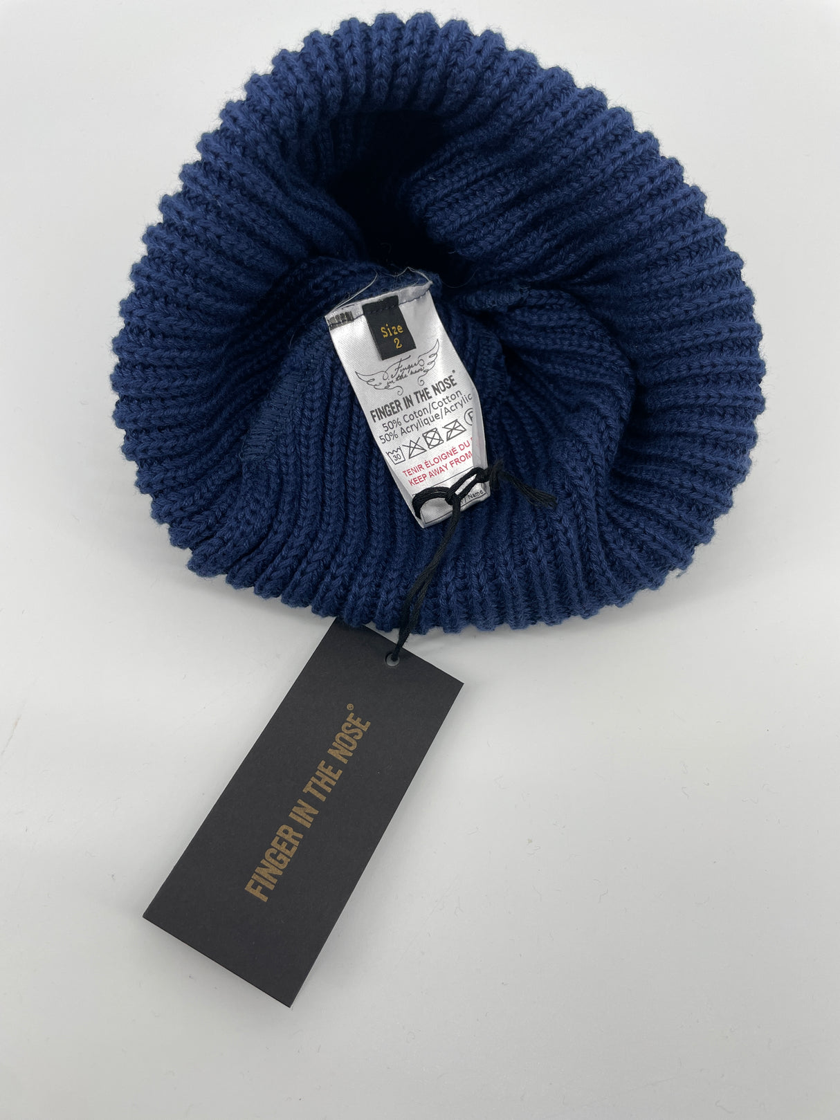 Muts Donkerblauw Unisex Maat 8 - 12 Jaar