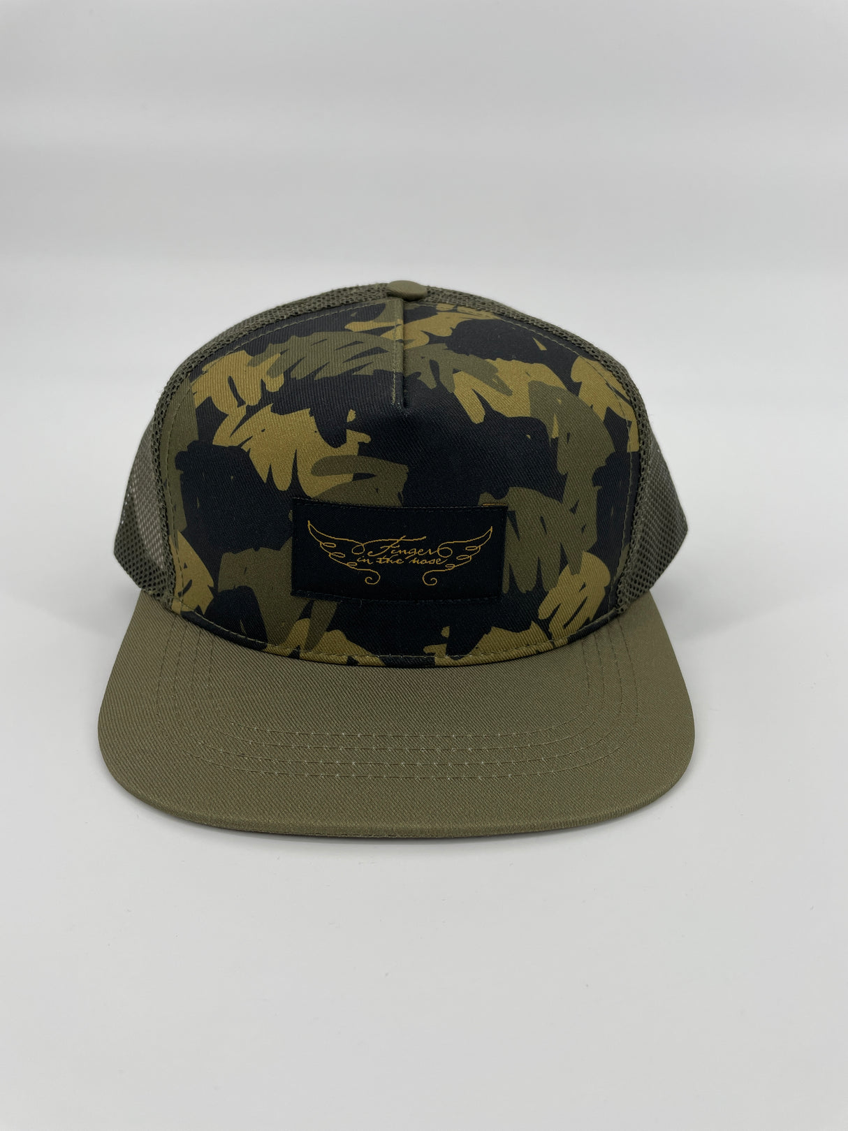 Pet Groen Camouflage Maat 2 - 8 Jaar