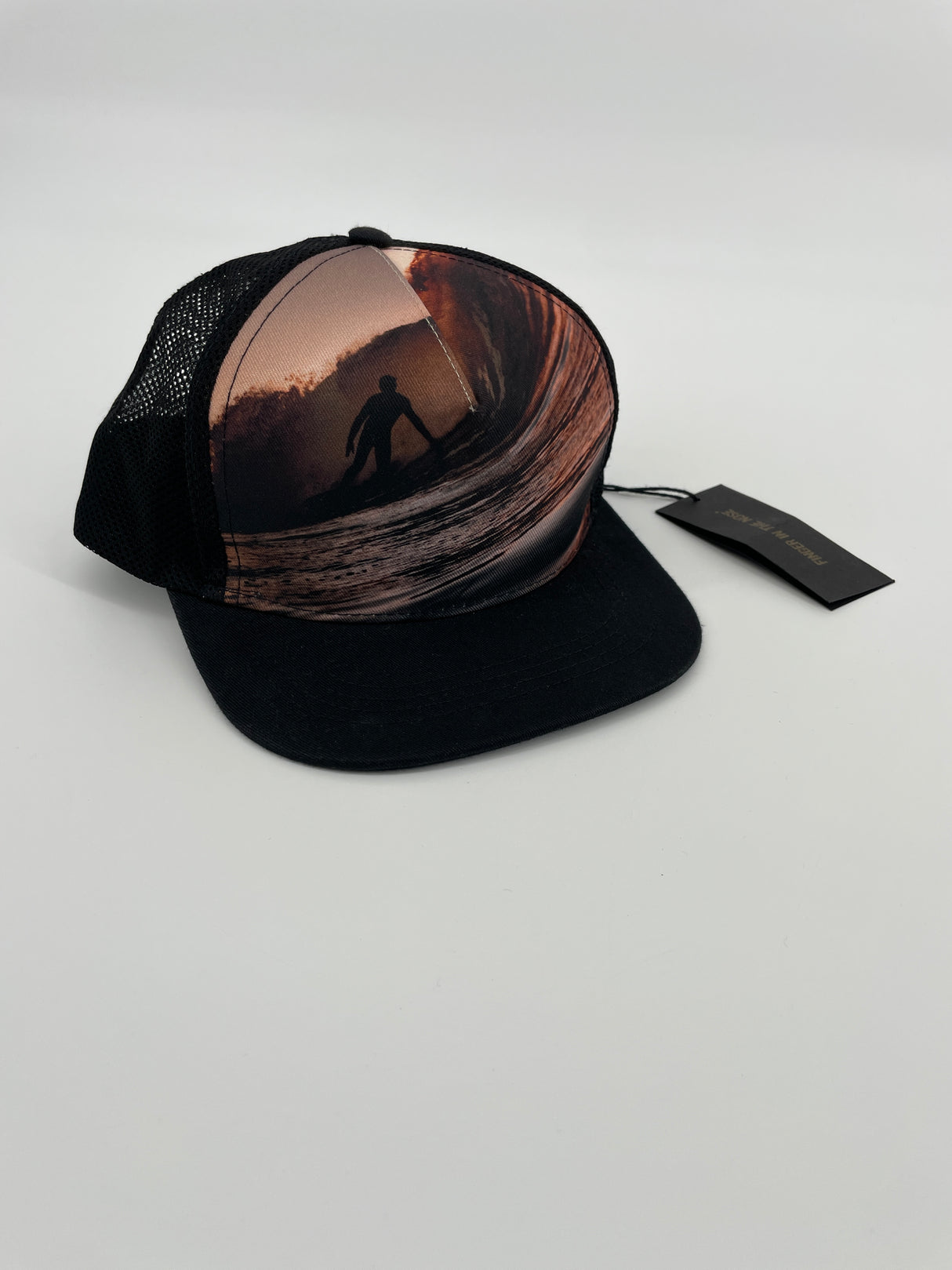 Pet Zwart Surfer Maat 2 - 8 Jaar