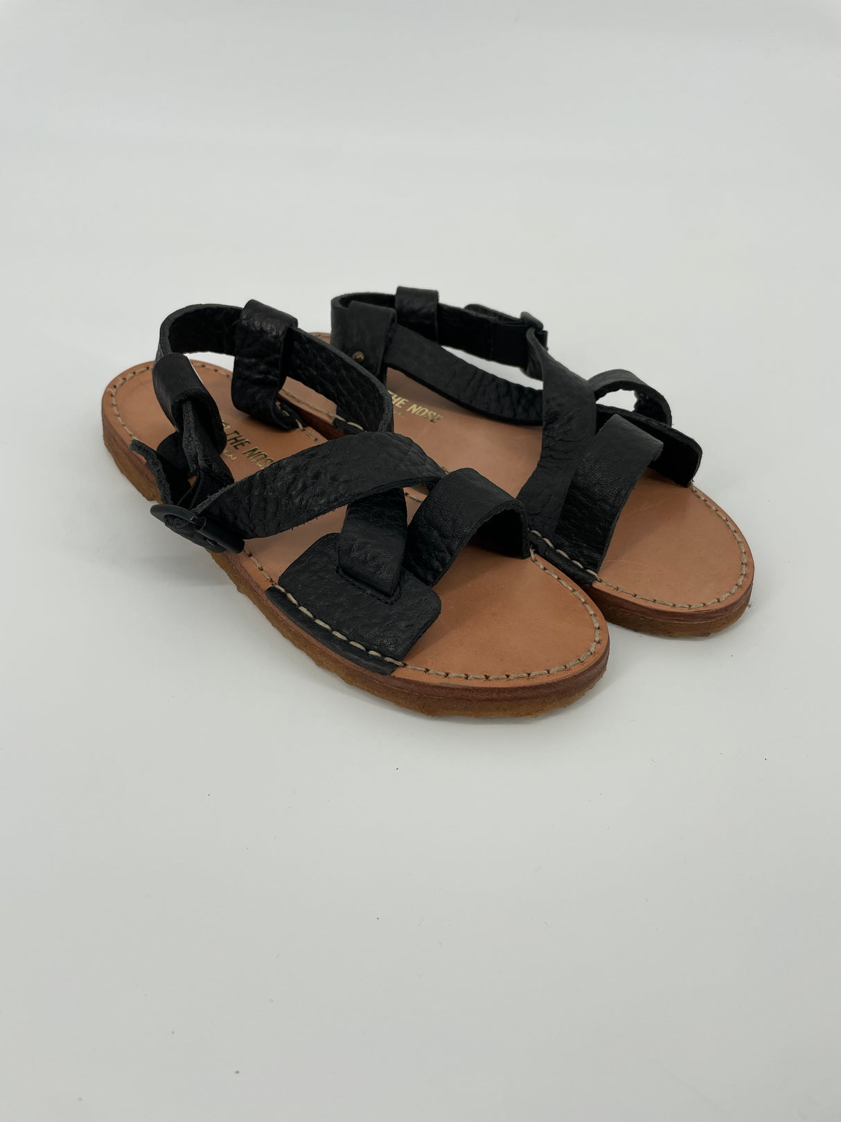 Sandalen Zwart Leer Maat 34