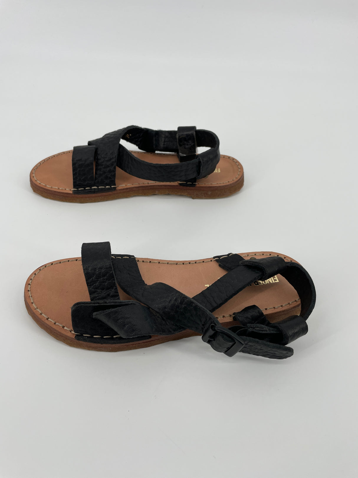 Sandalen Zwart Leer Maat 34